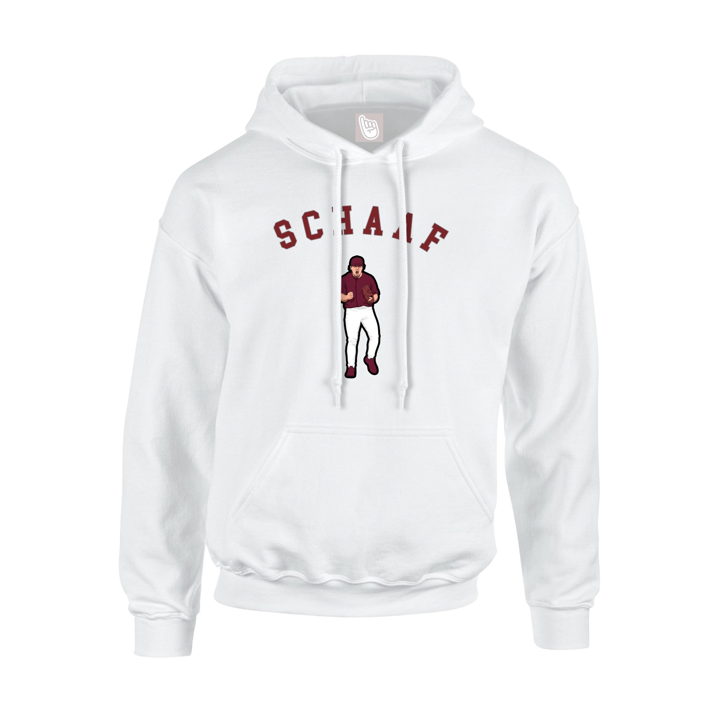 Hoodie — Shirsey Arch in White