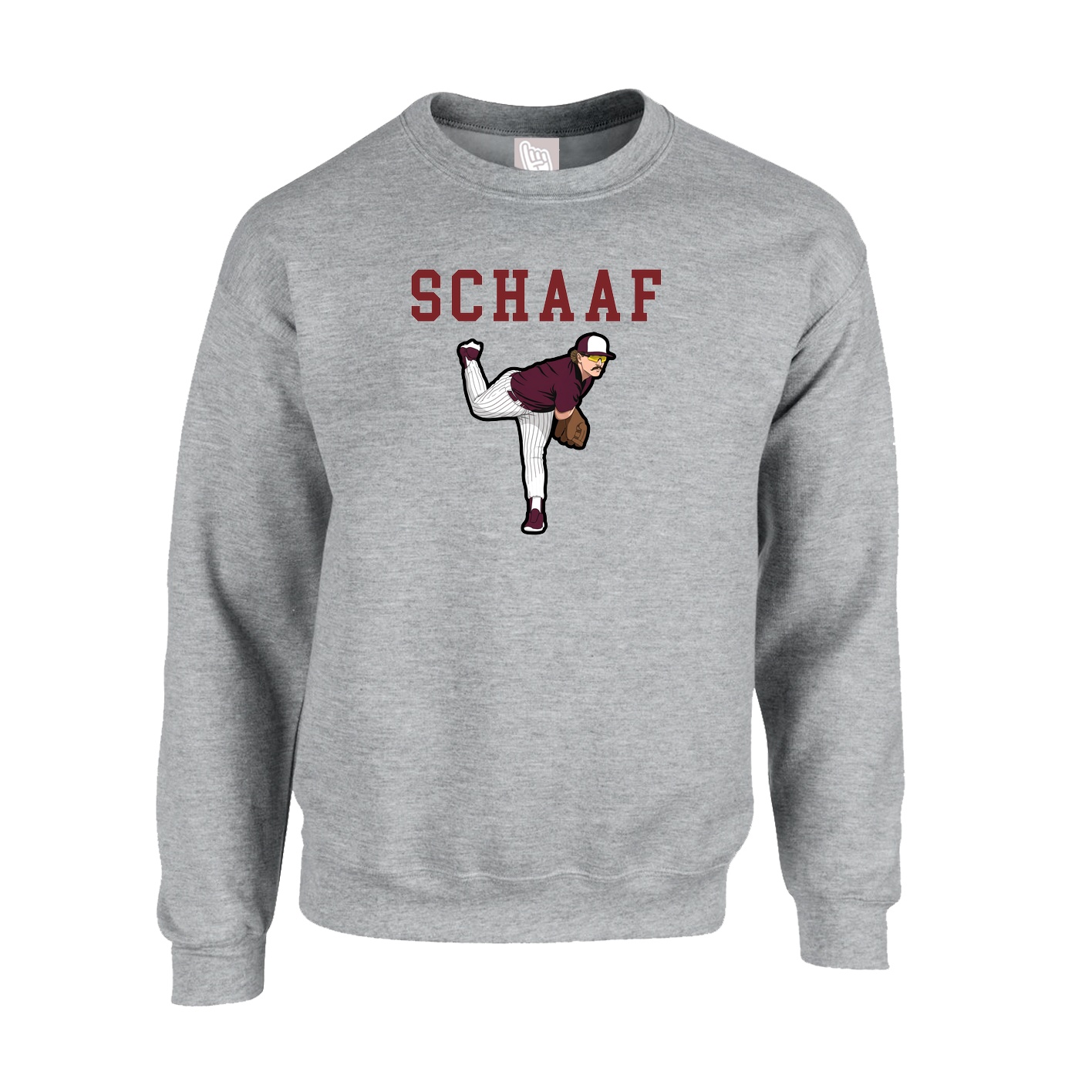 Fleece Crew — Shirsey in Grey