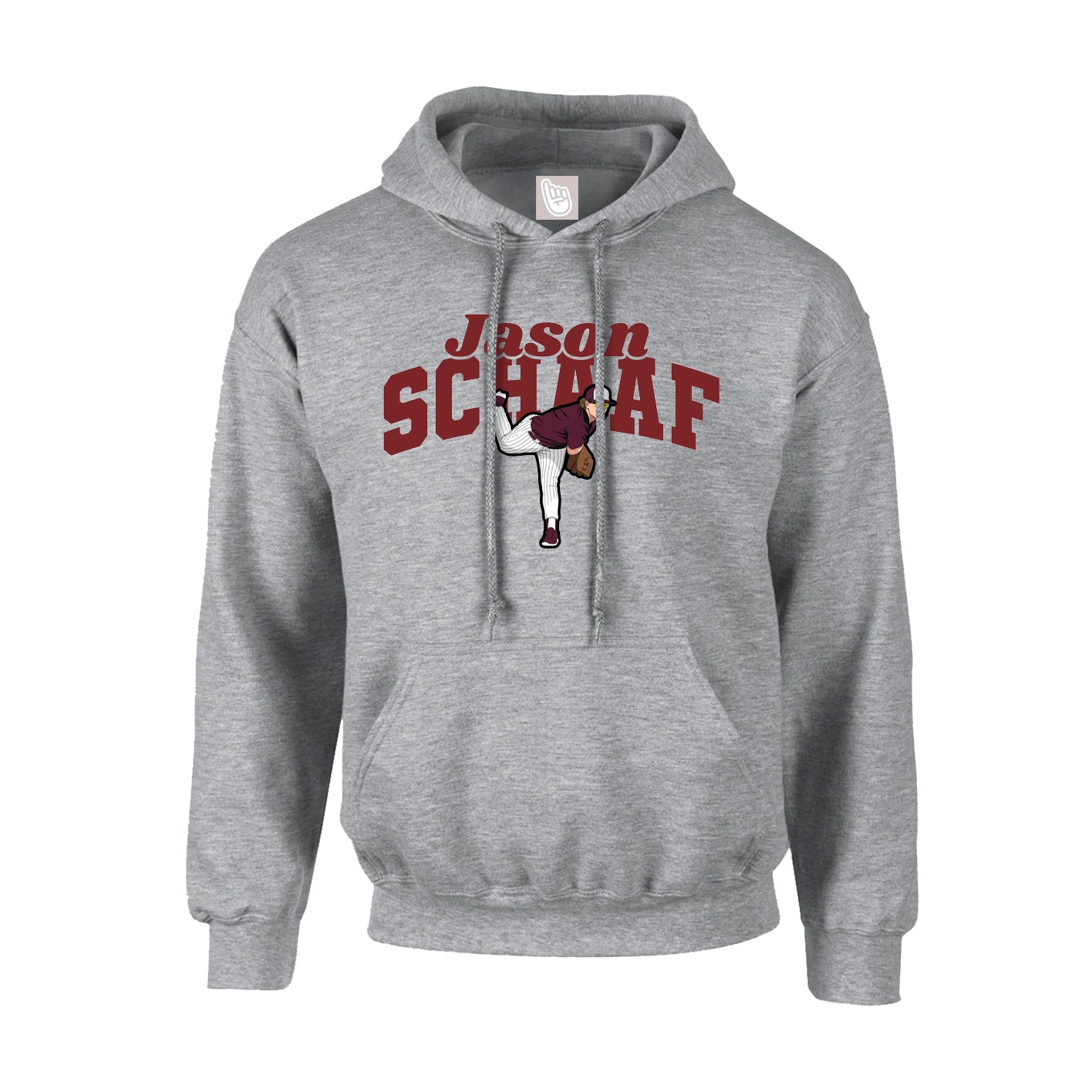 Hoodie — Signature Arch in Grey