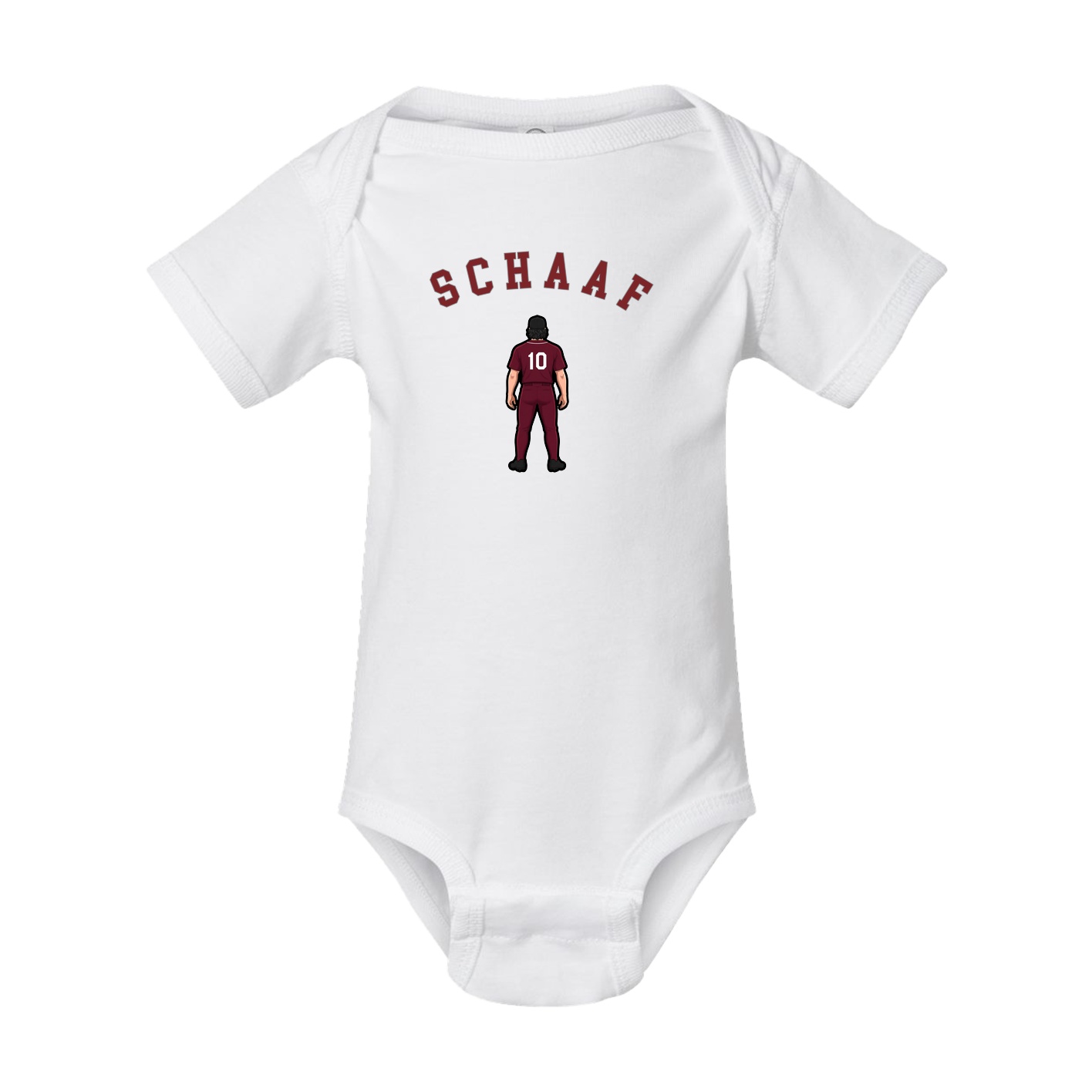 Baby Onesie — Shirsey Arch in White