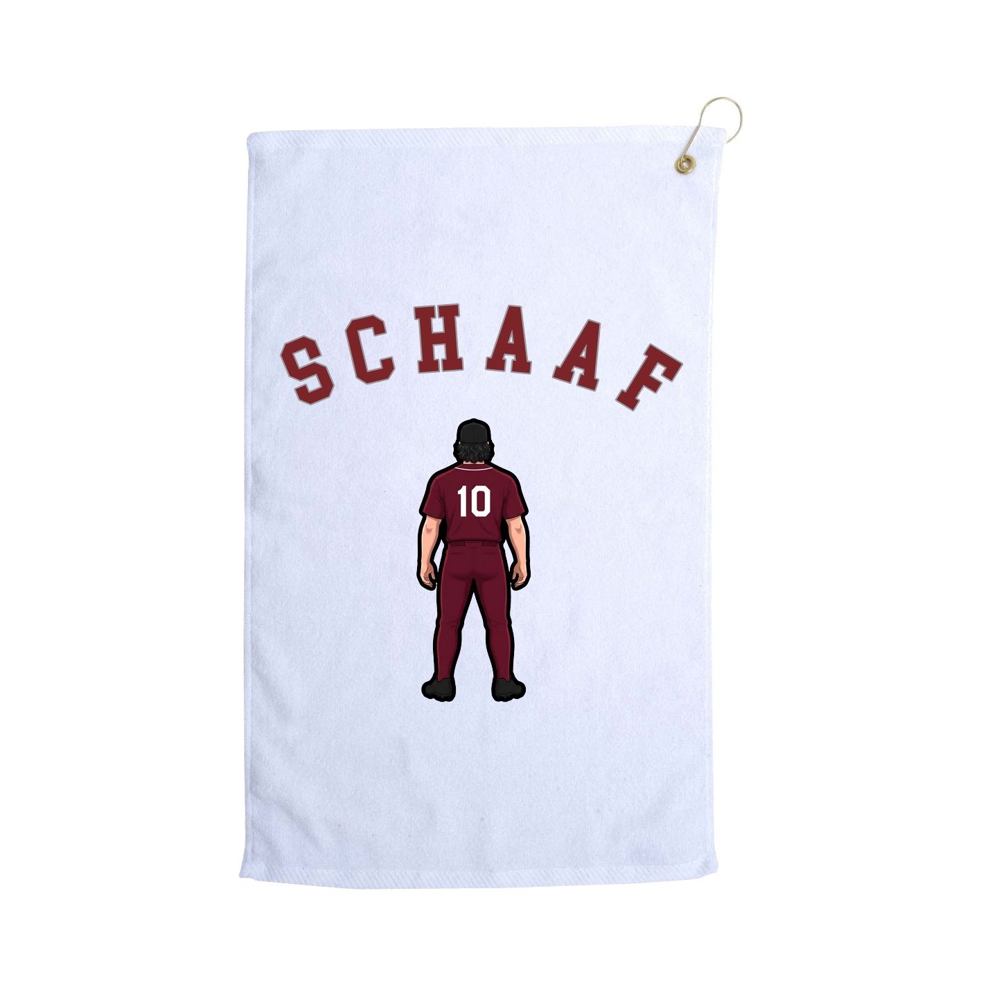 Golf Towel — Shirsey Arch in White
