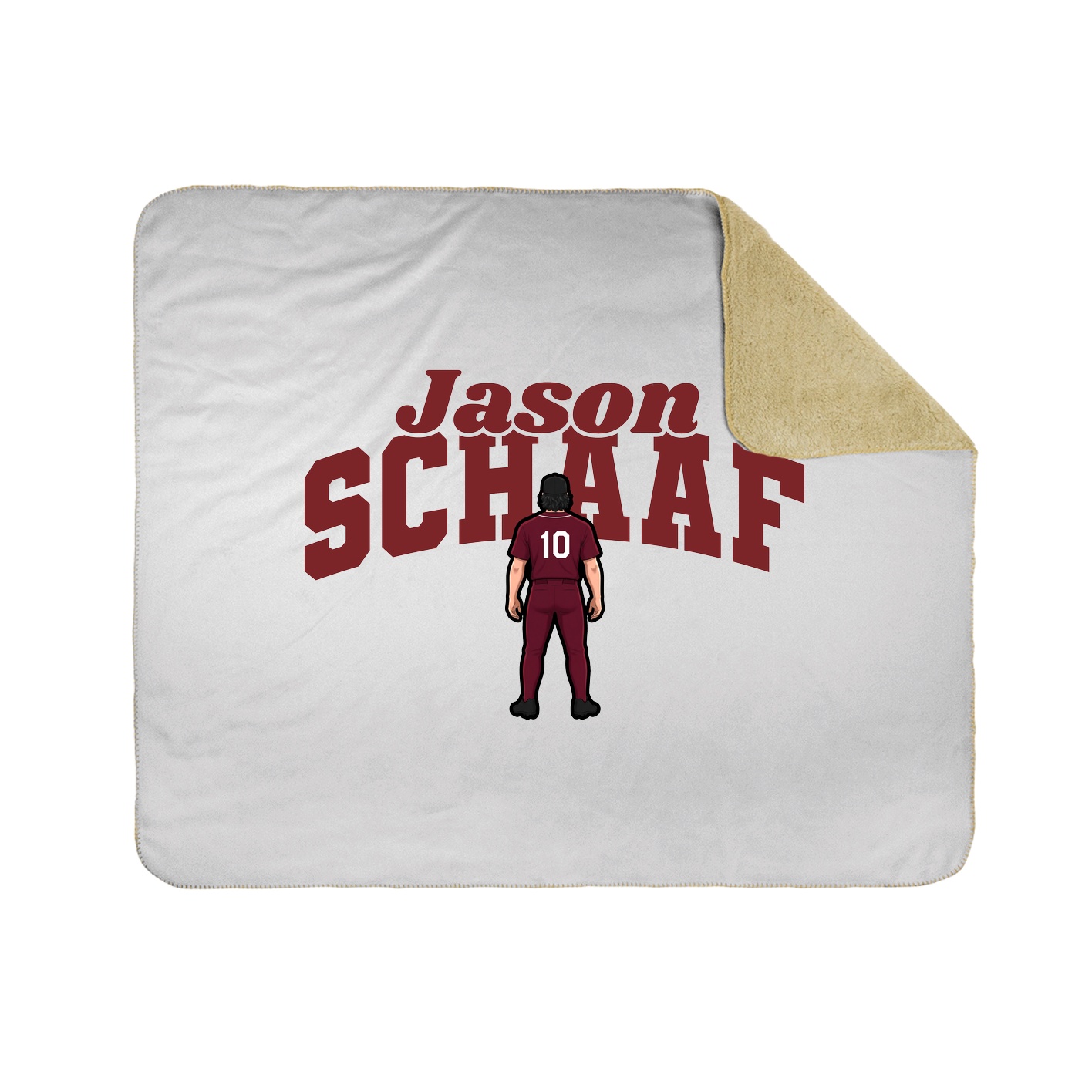 Throw Blanket — Signature Arch in White