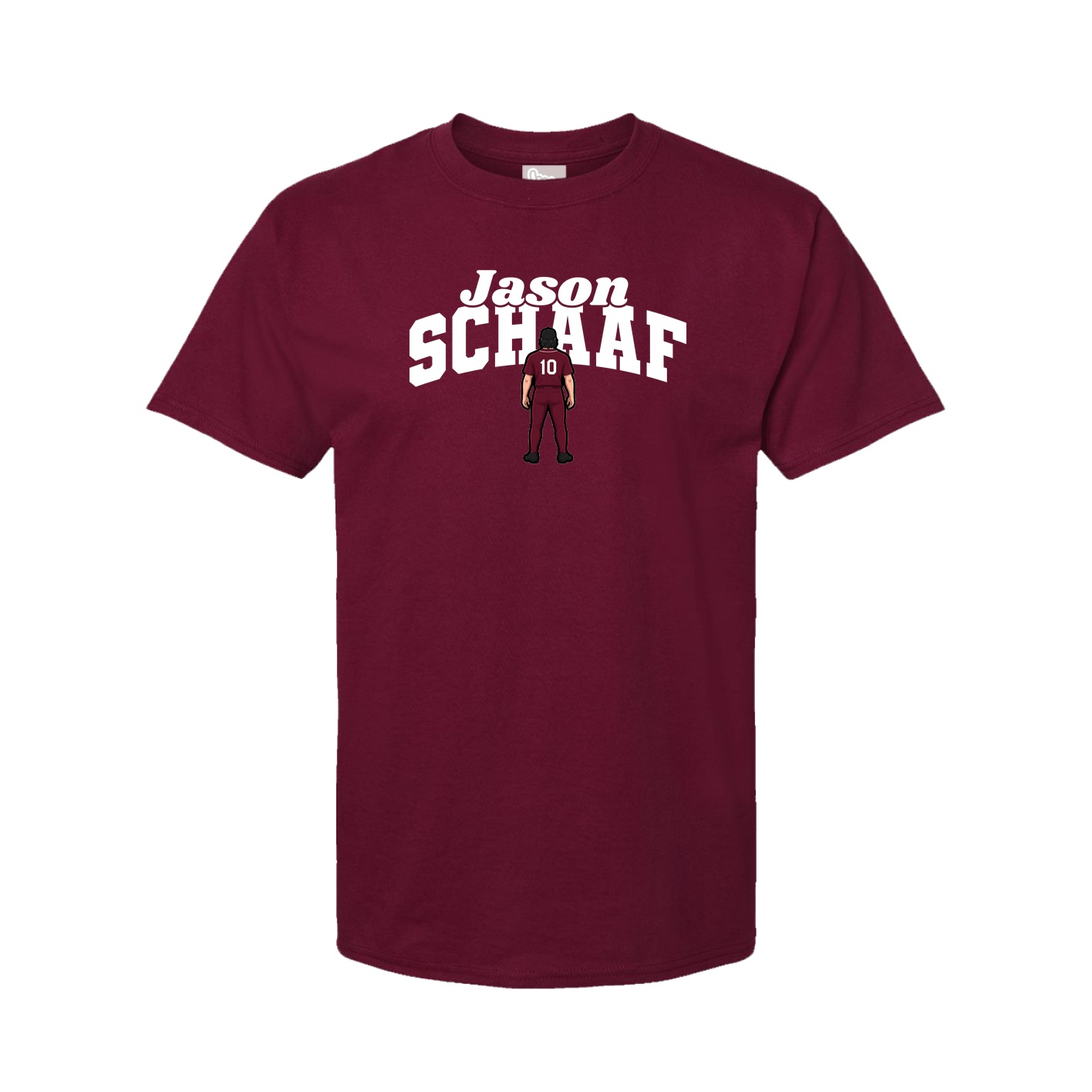 Tee — Signature Arch in Cardinal