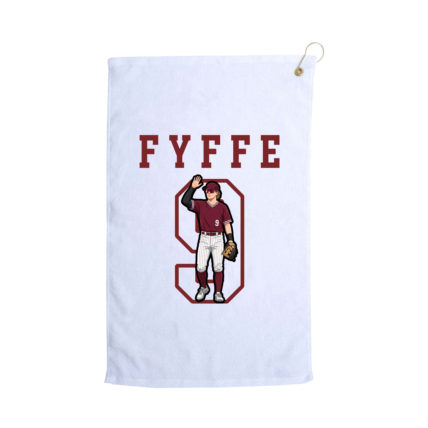 Golf Towel — Shirsey in White