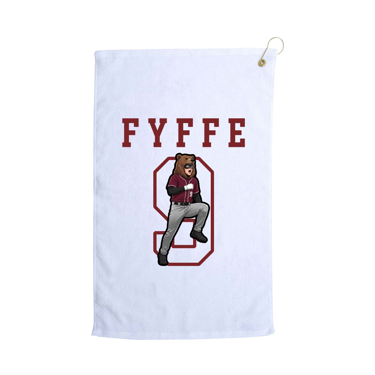Golf Towel — Shirsey in White
