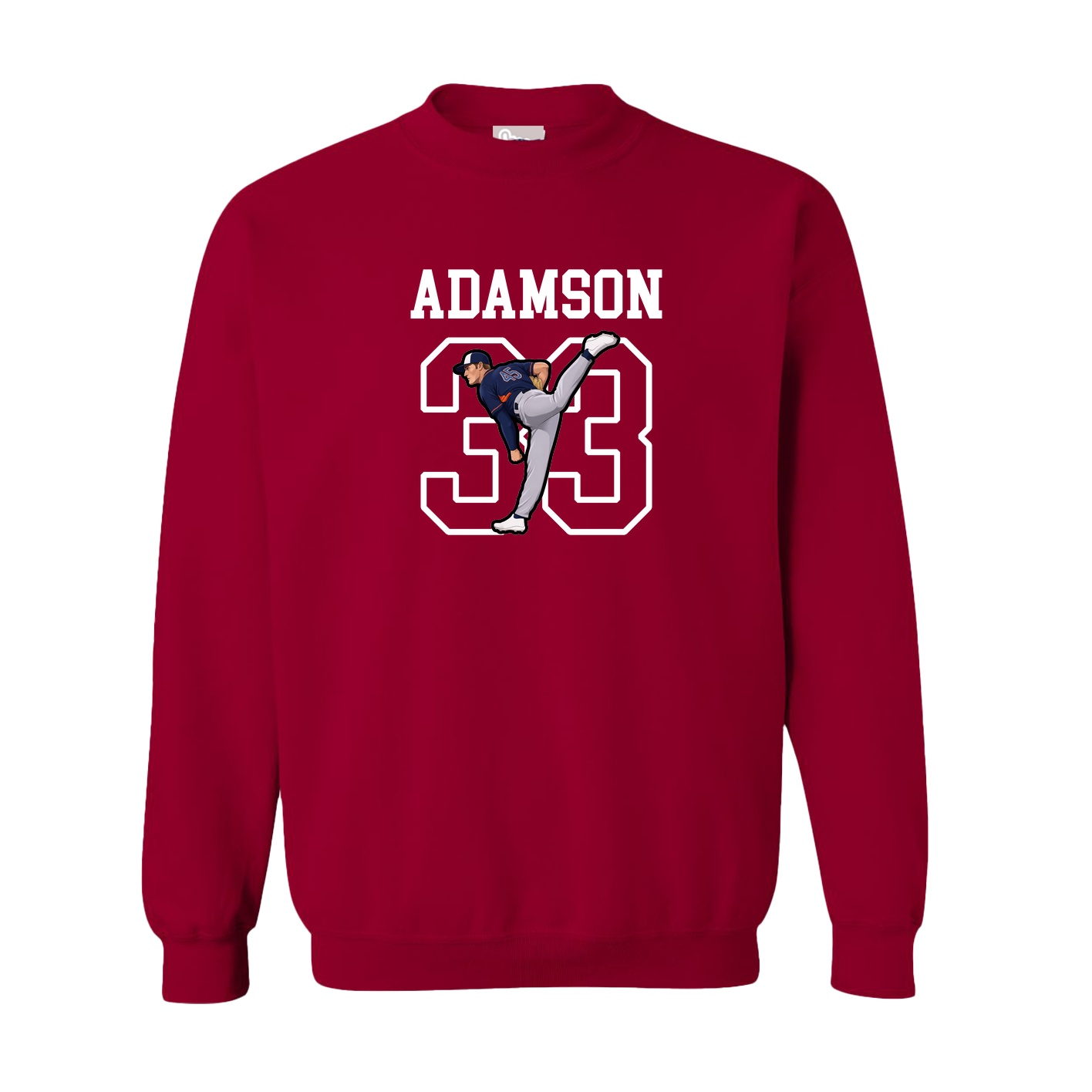 Fleece Crew — Shirsey in Cardinal