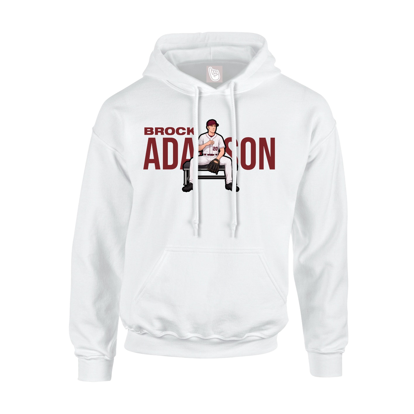 Hoodie — Player Name in White