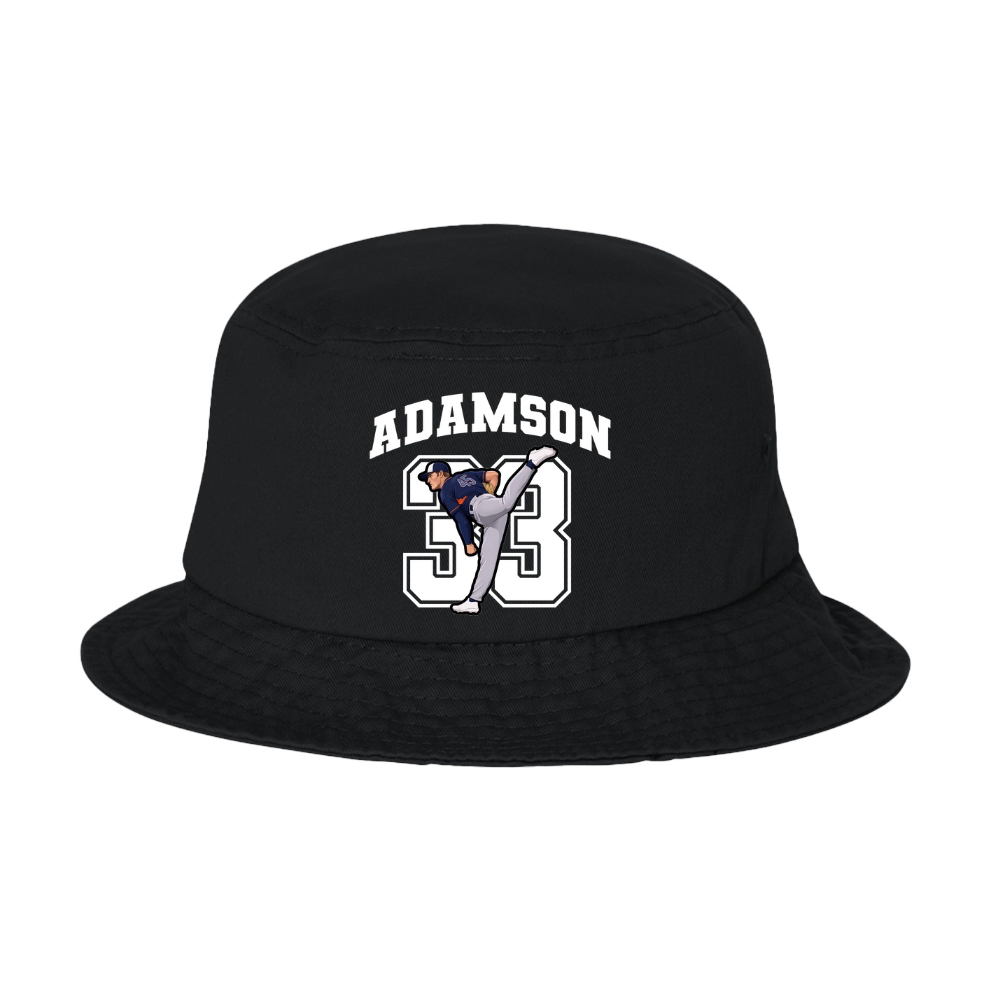 Bucket Cap — Number in Black