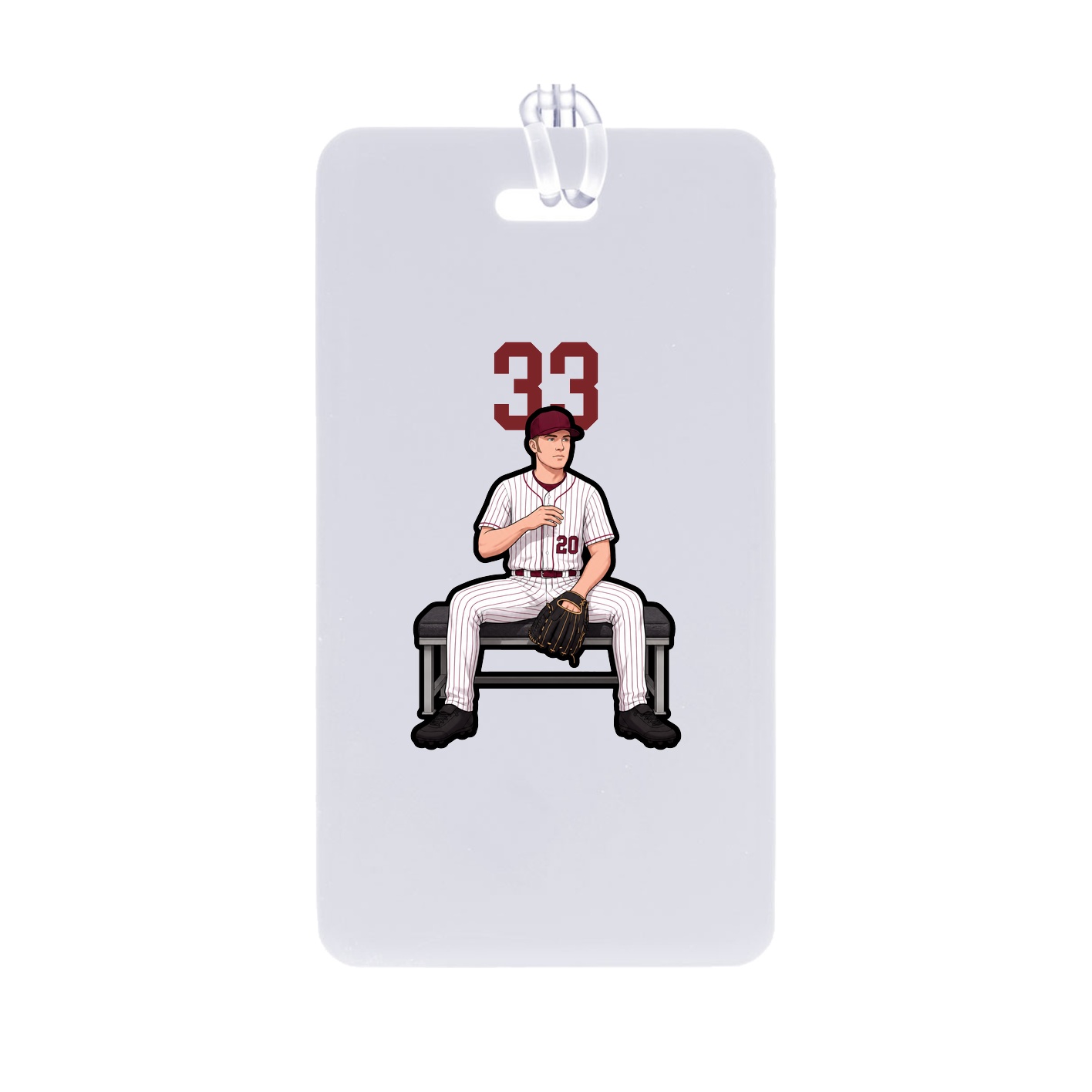 Bag Tag — Number Top in Classic