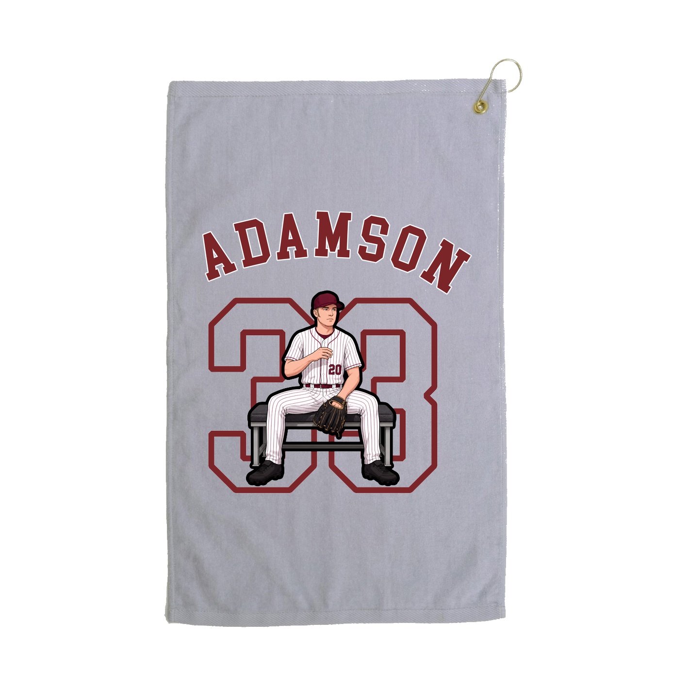 Golf Towel — Shirsey Arch in Grey