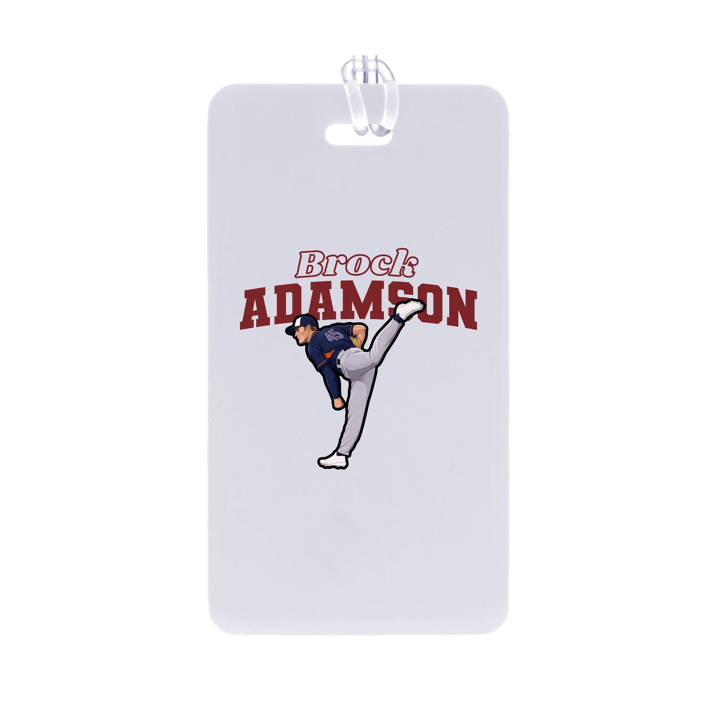 Bag Tag — Name Arch in Classic
