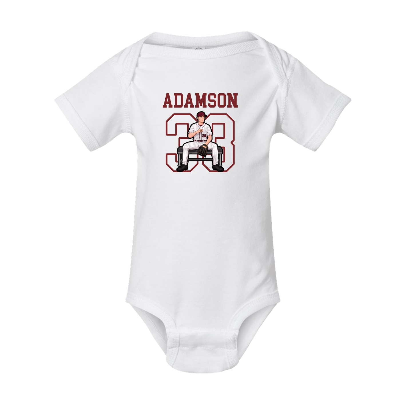 Baby Onesie — Shirsey in White