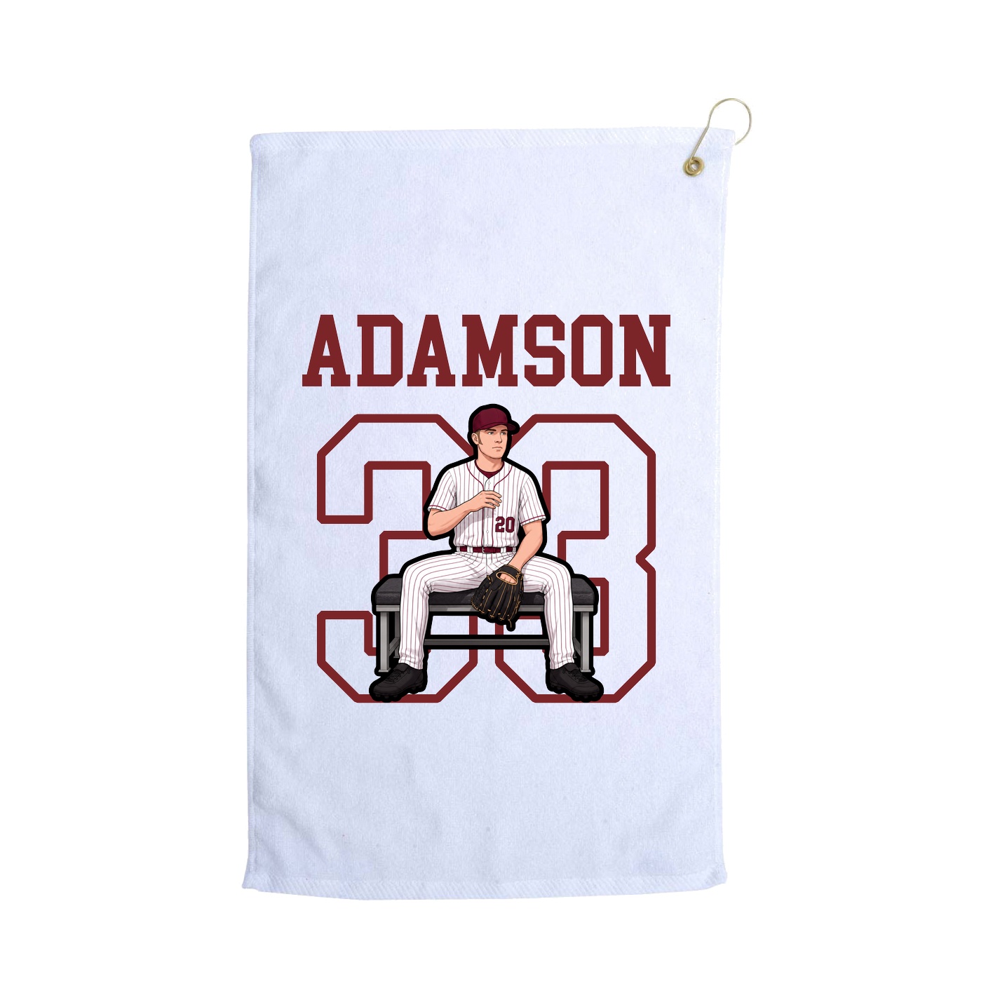 Golf Towel — Shirsey in White