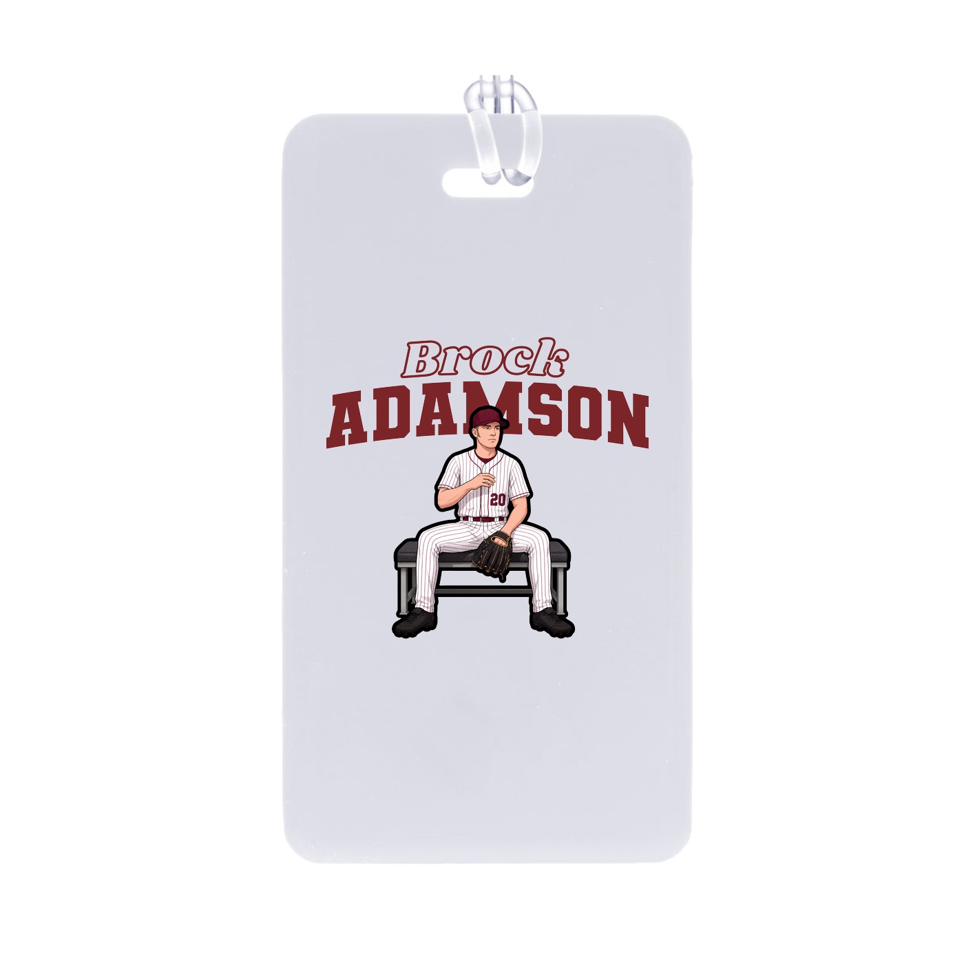 Bag Tag — Name Arch in Classic
