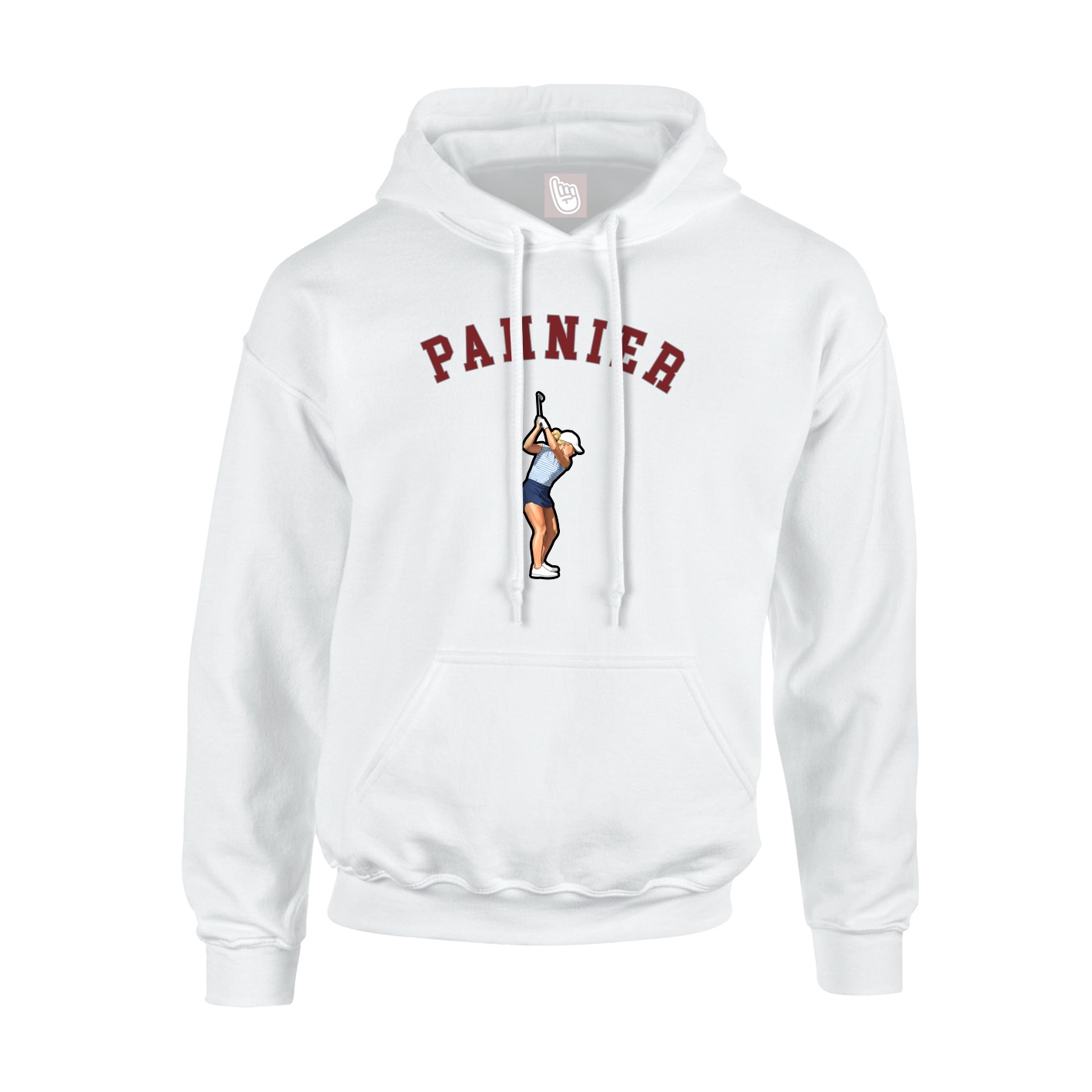 Hoodie — Shirsey Arch in White
