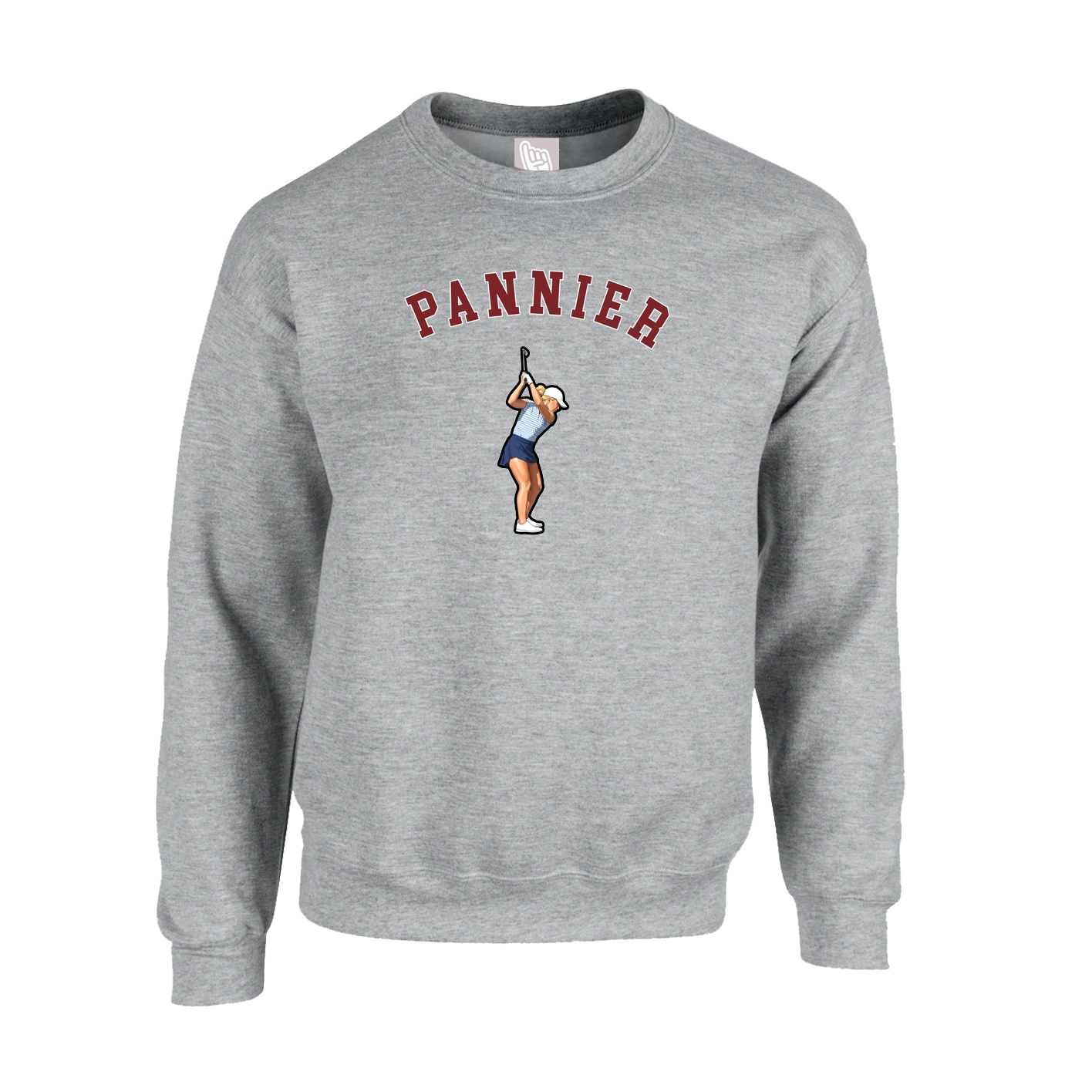 Fleece Crew — Shirsey Arch in Grey