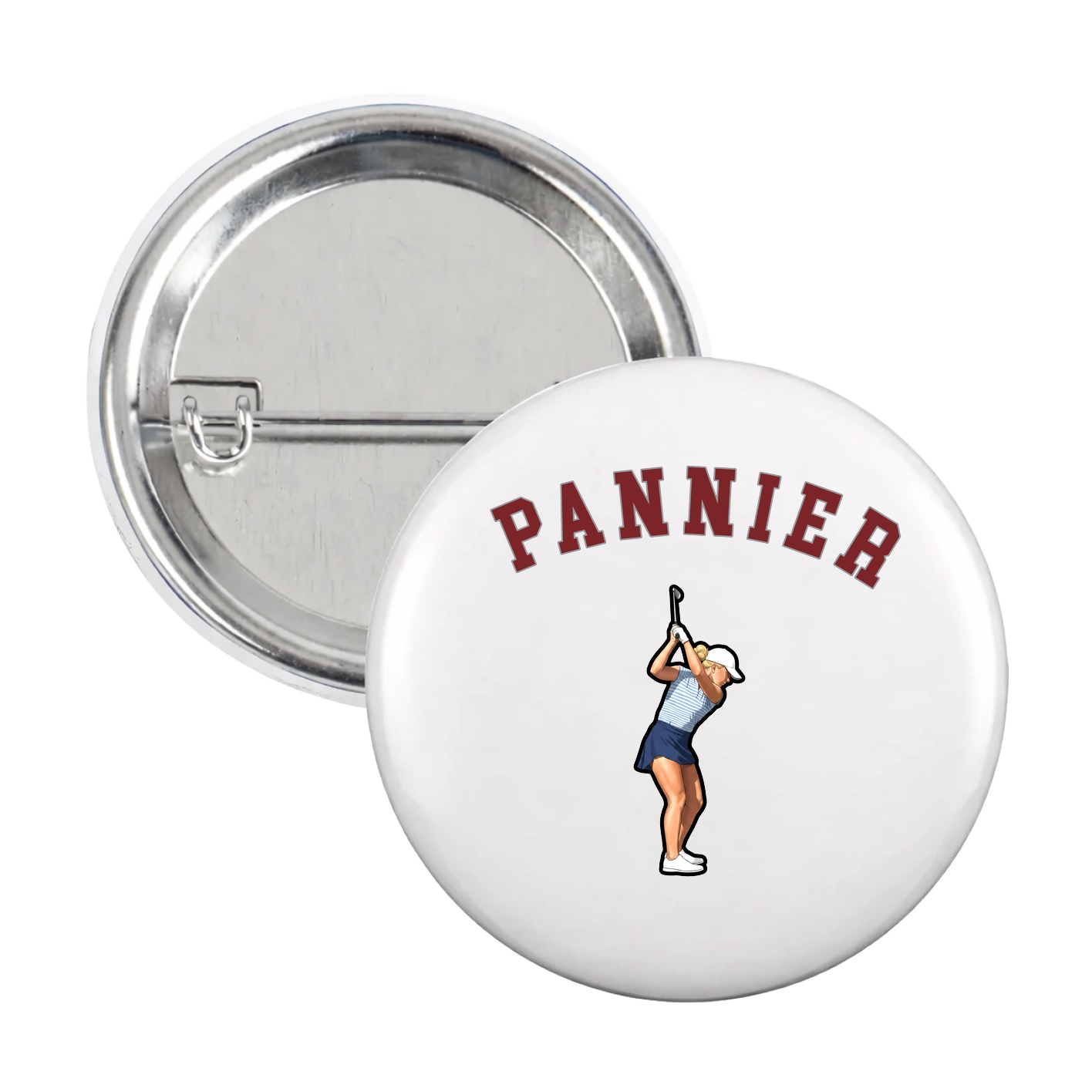 Game Day Button — Shirsey Arch in White