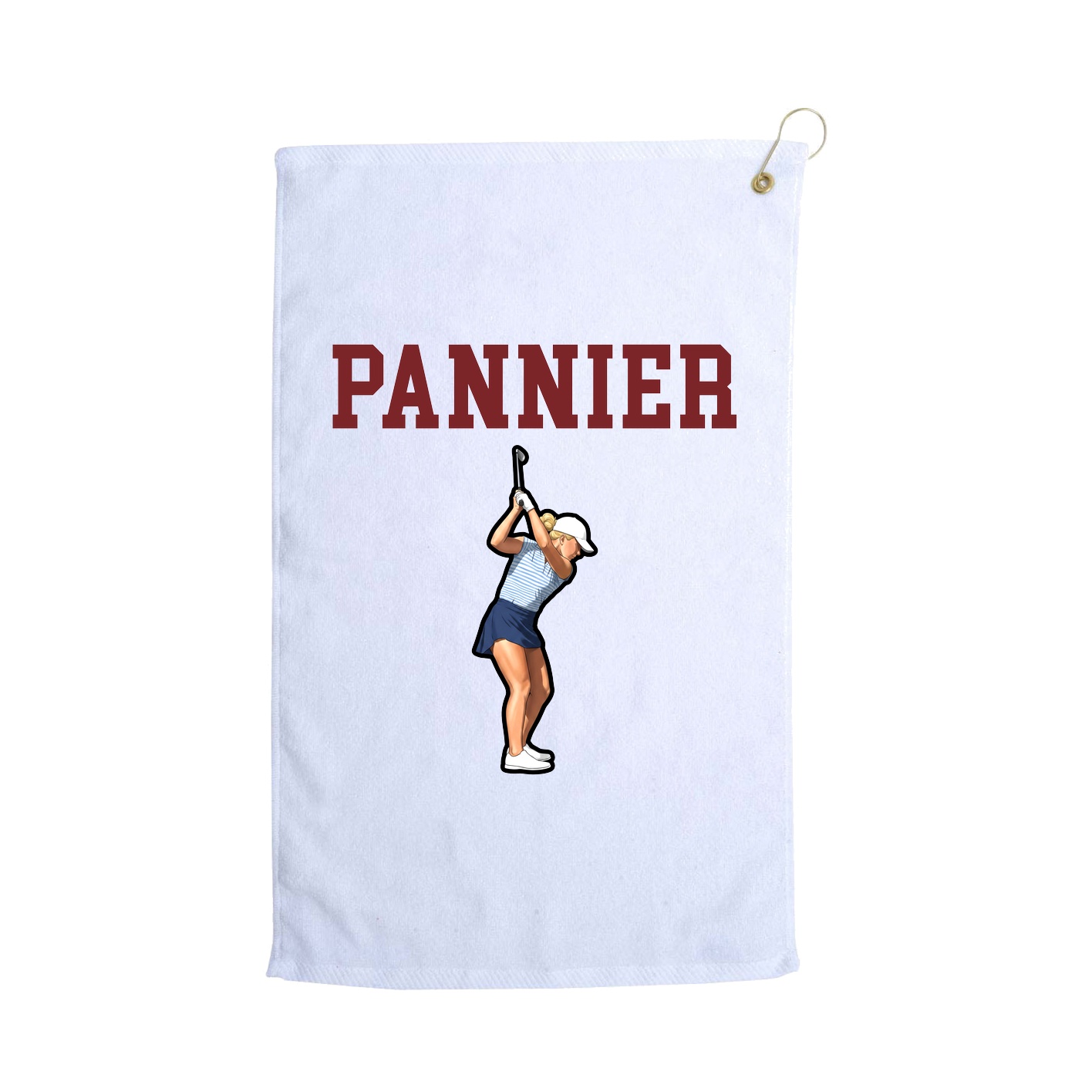 Golf Towel — Shirsey in White