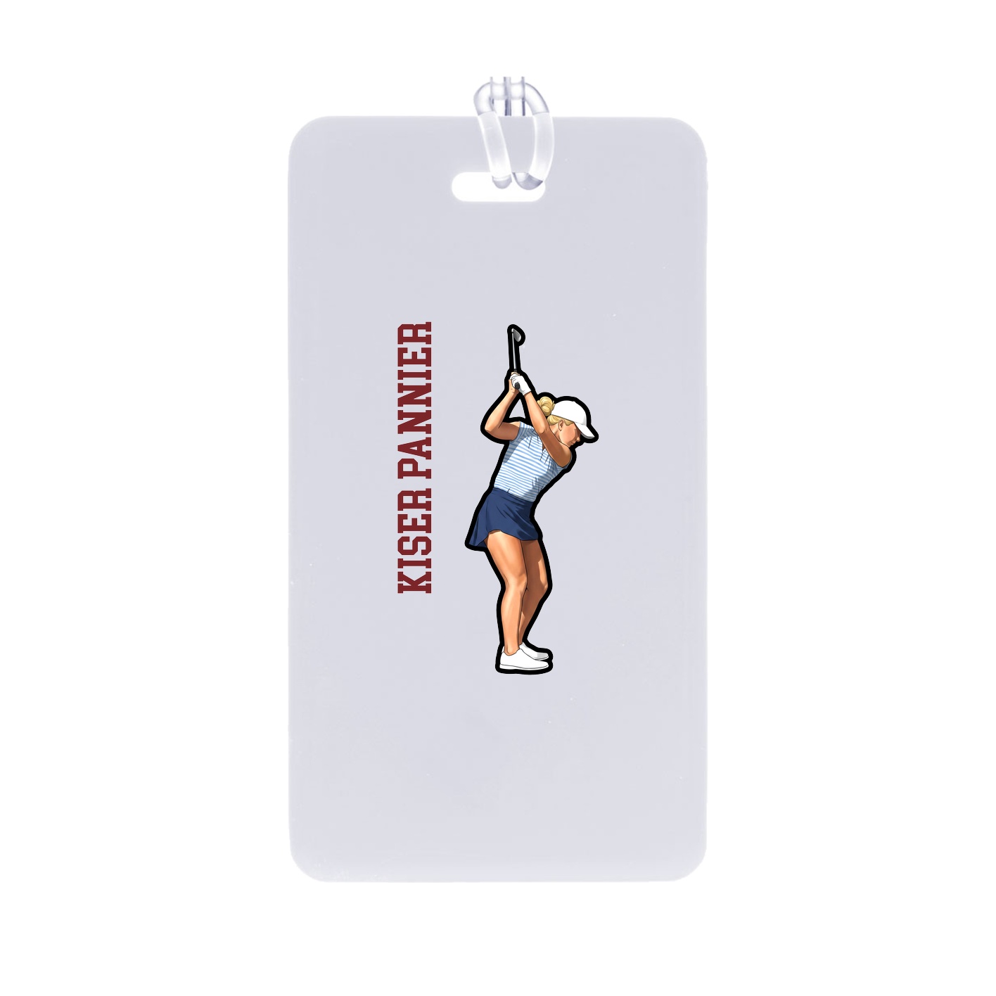Bag Tag — Name Vertical in Classic