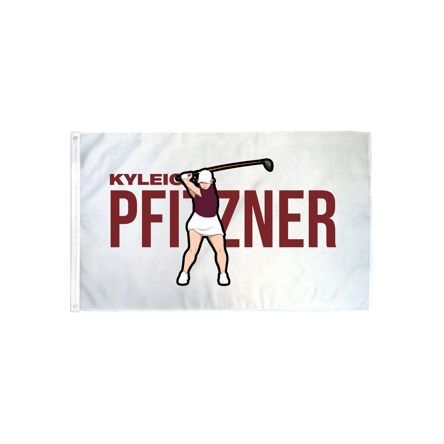 3x5 Flag — Player Name in Classic