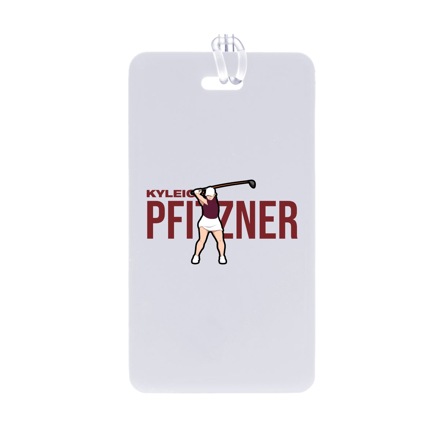 Bag Tag — Player Name in Classic
