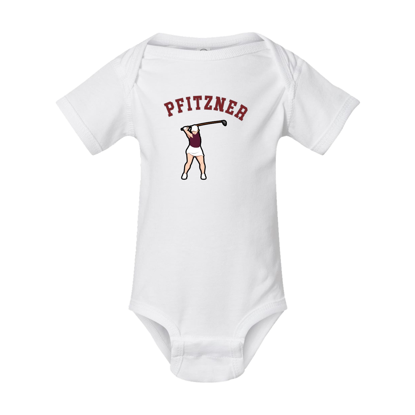 Baby Onesie — Shirsey Arch in White