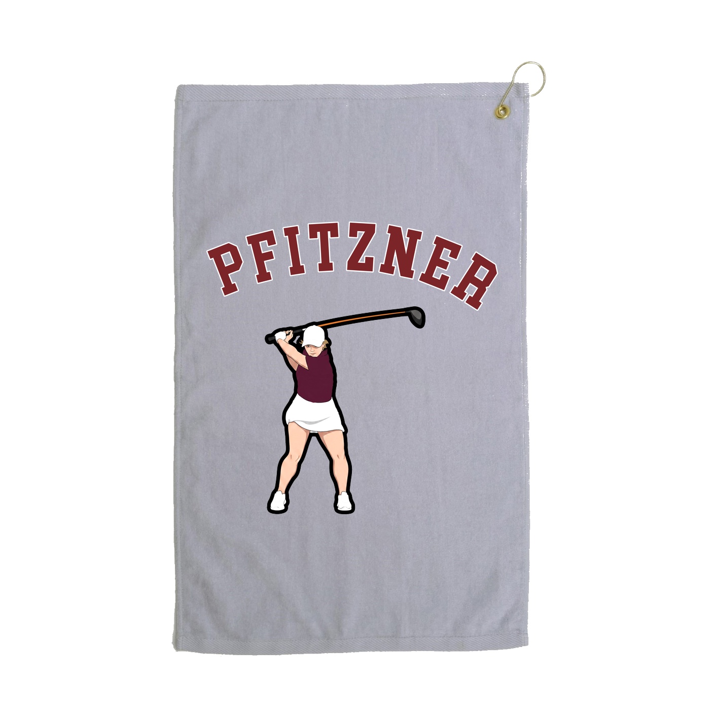 Golf Towel — Shirsey Arch in Grey