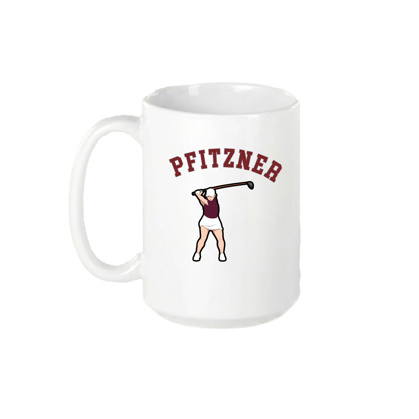 15oz Coffee Mug — Shirsey Arch in White
