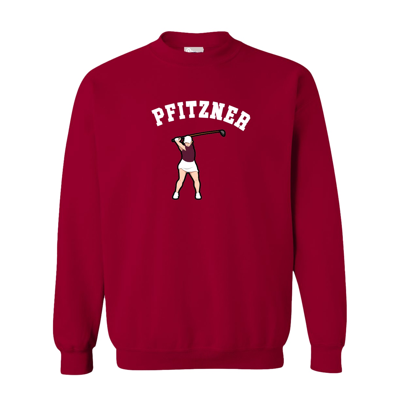 Fleece Crew — Shirsey Arch in Cardinal