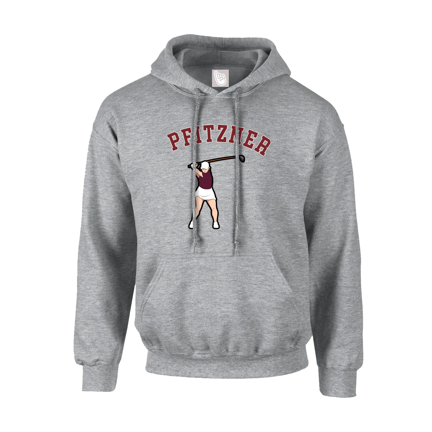 Youth Hoodie — Shirsey Arch in Grey