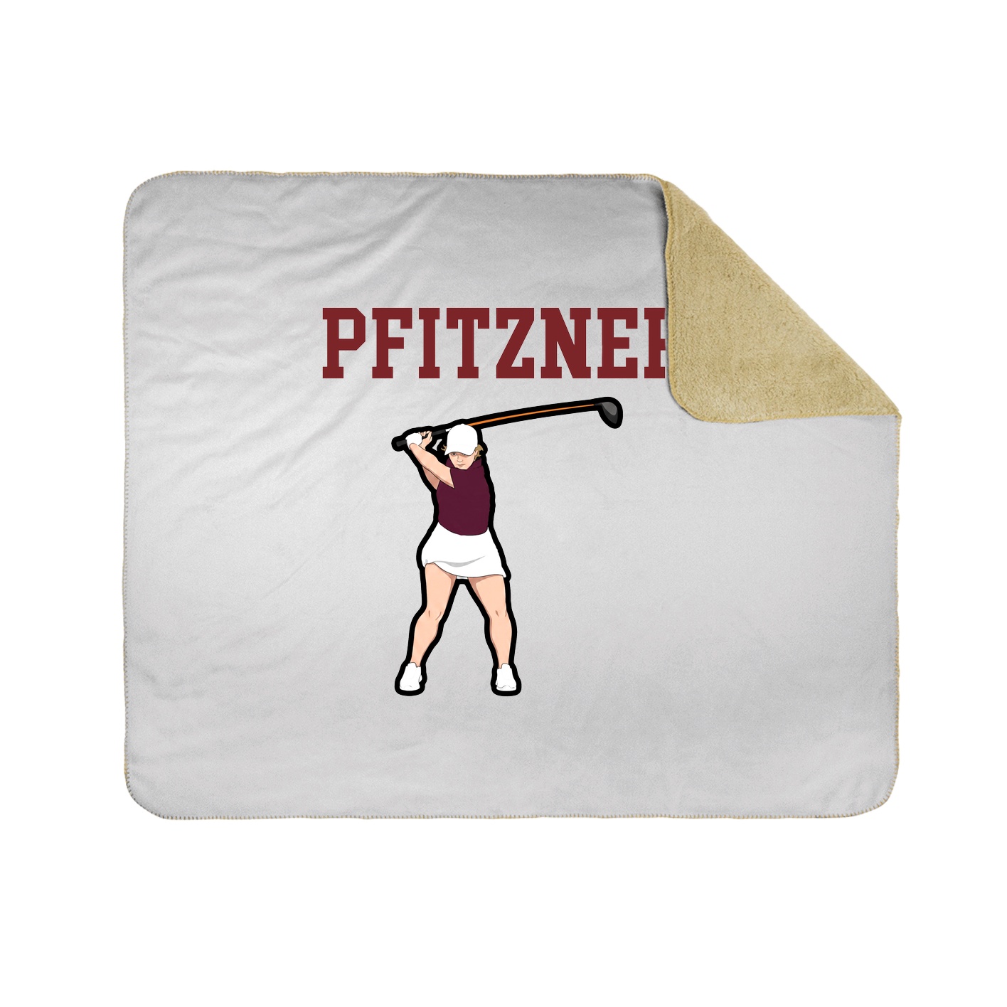 Throw Blanket — Shirsey in White