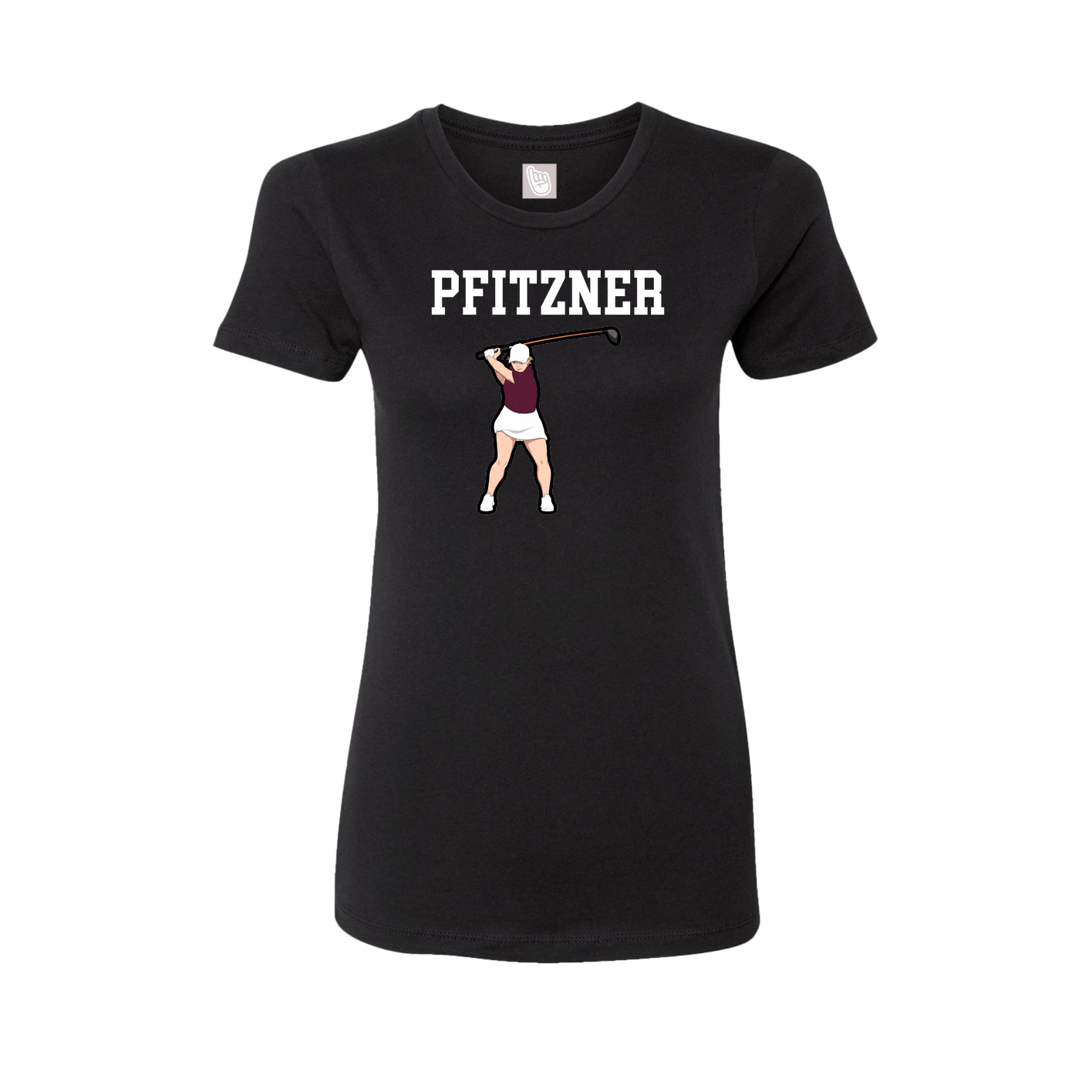 Fitted Women's Tee — Shirsey in Black