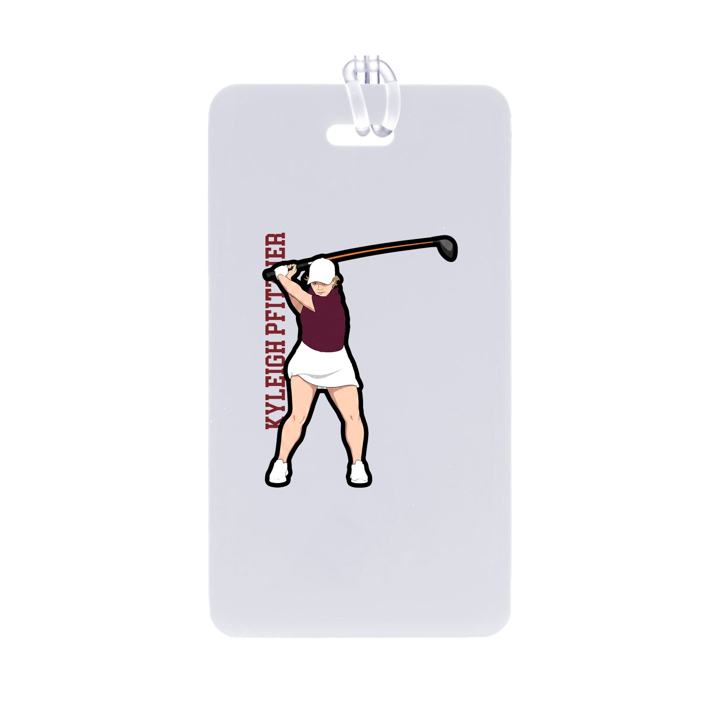 Bag Tag — Name Vertical in Classic