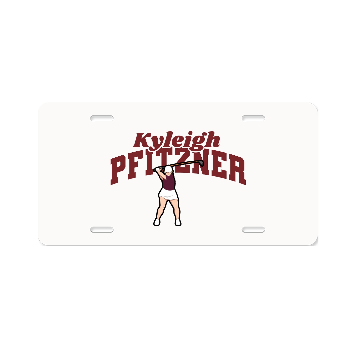 License Plate — Signature Arch in Classic