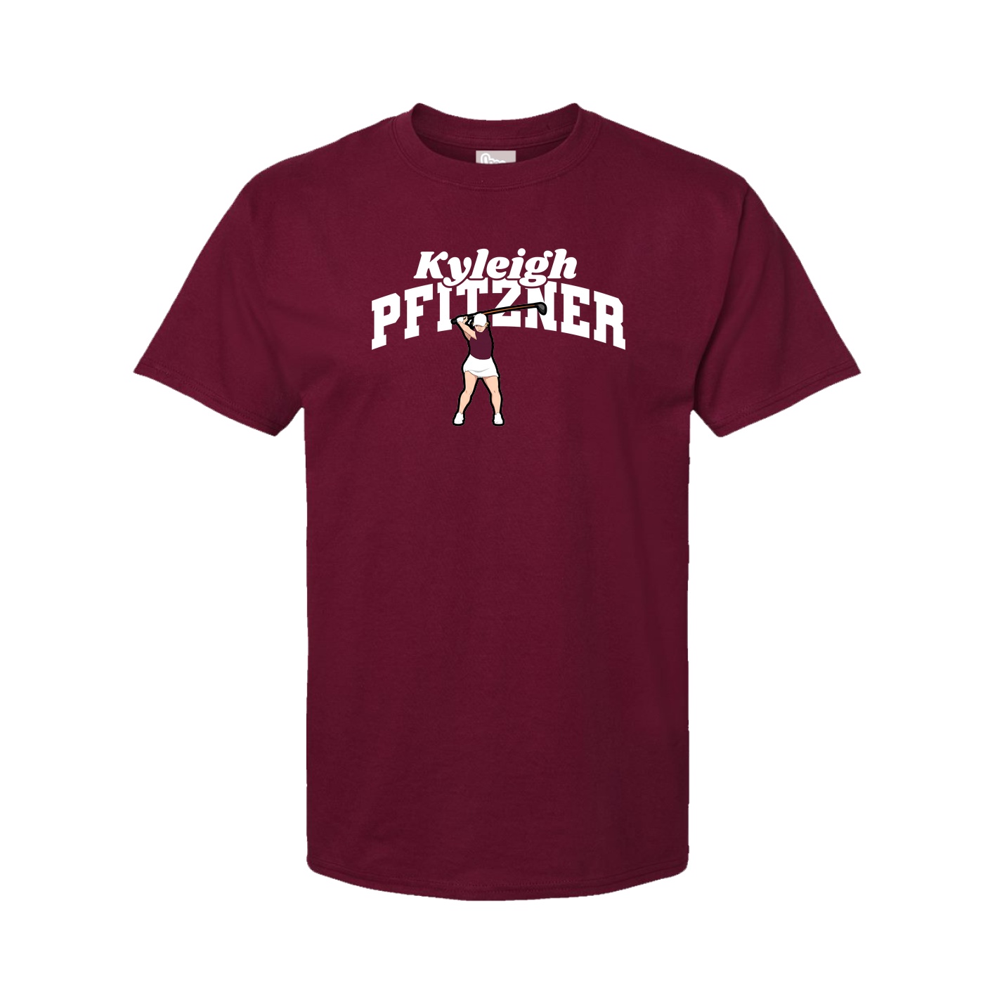 Tee — Signature Arch in Cardinal