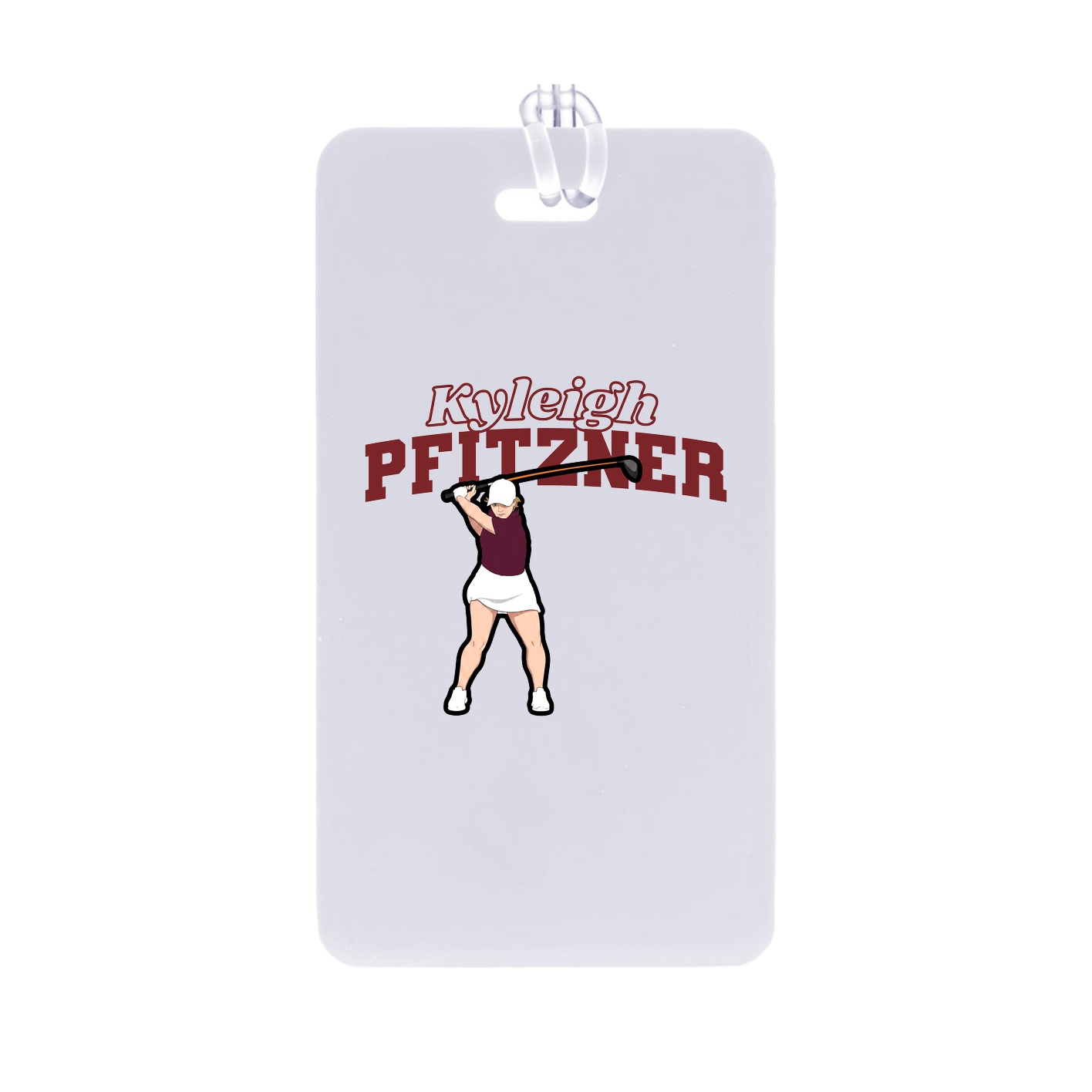 Bag Tag — Name Arch in Classic