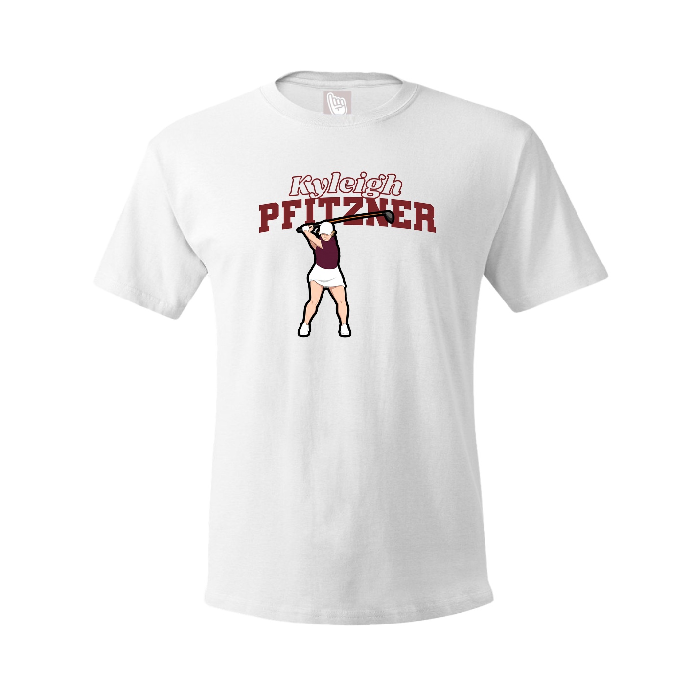 Tee — Name Arch in White