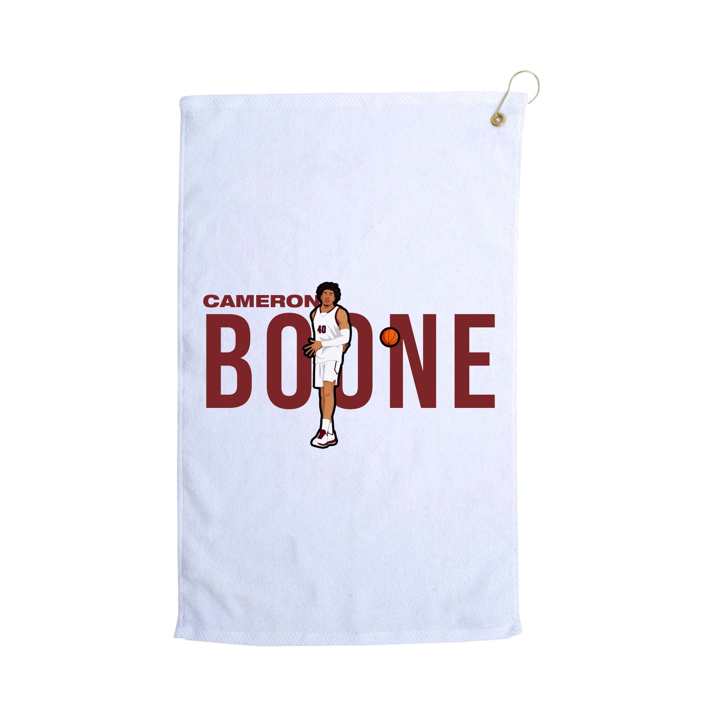 Golf Towel — Player Name in White