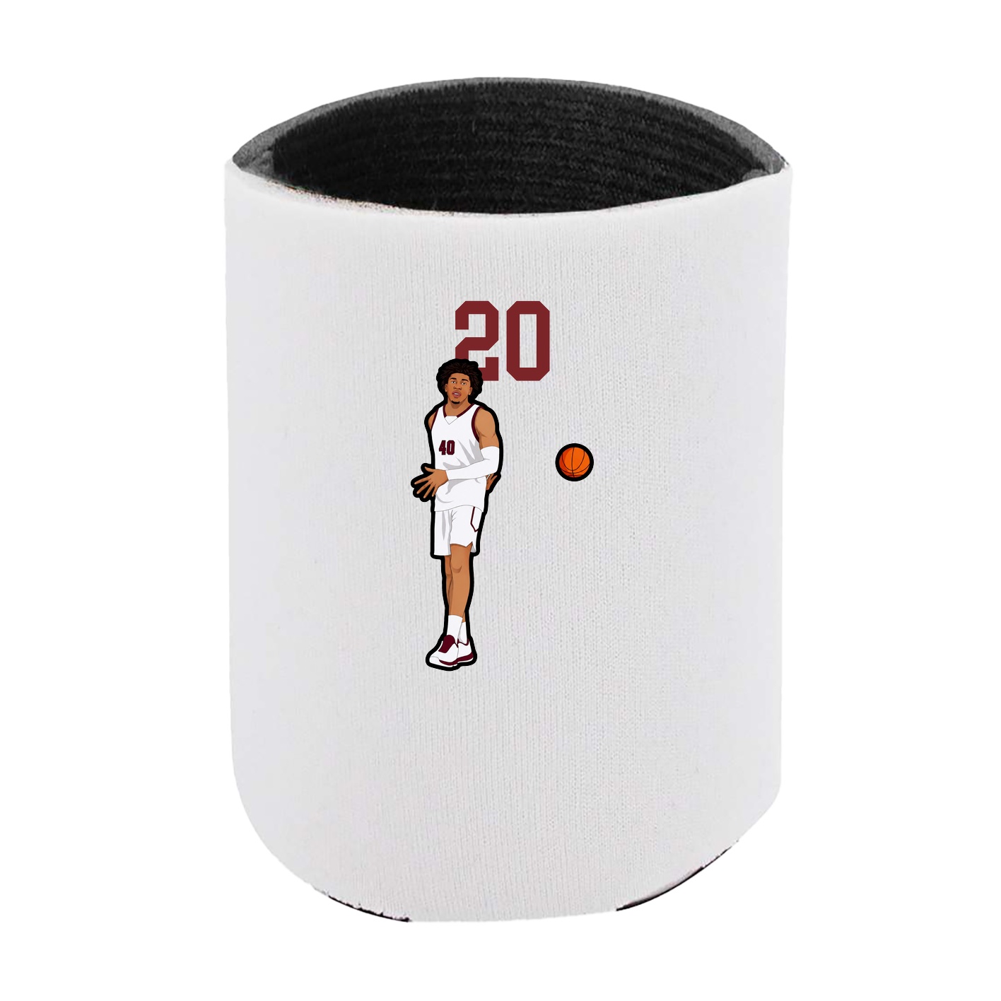 Can Holder — Number Top in White