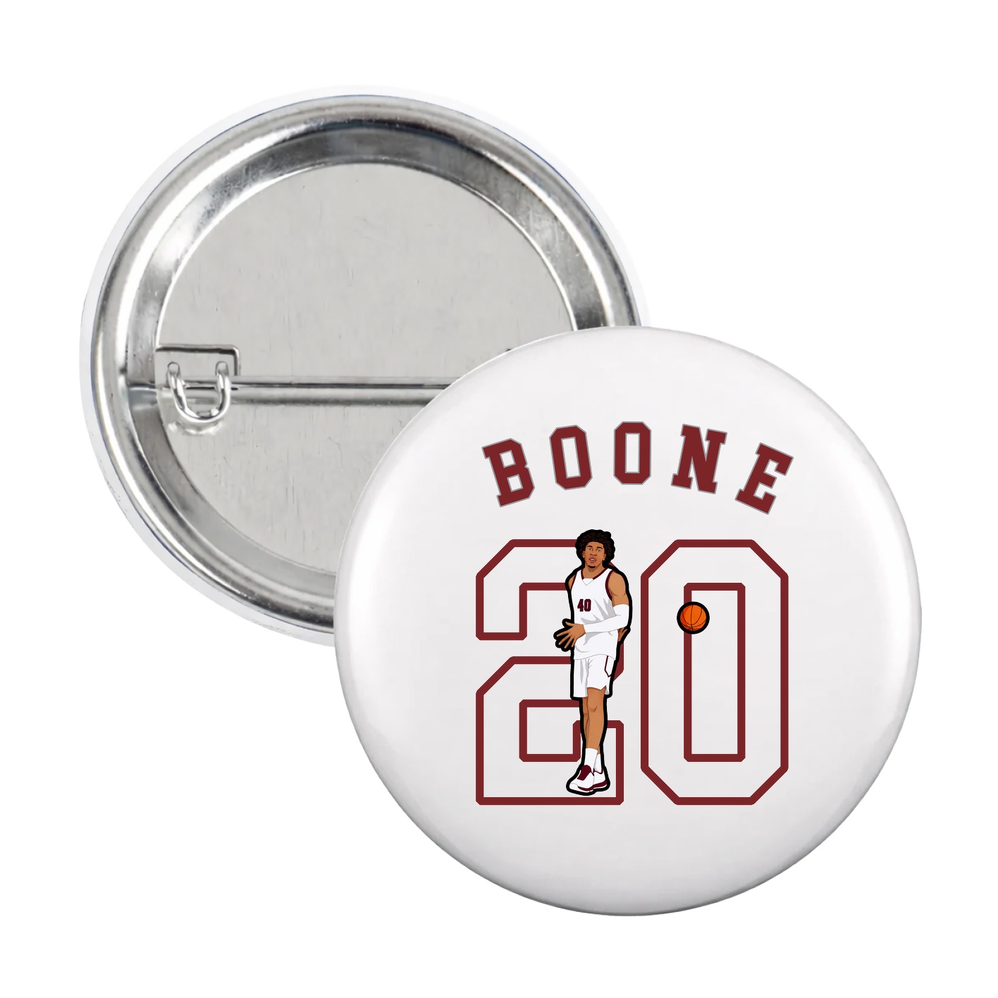 Game Day Button — Shirsey Arch in White
