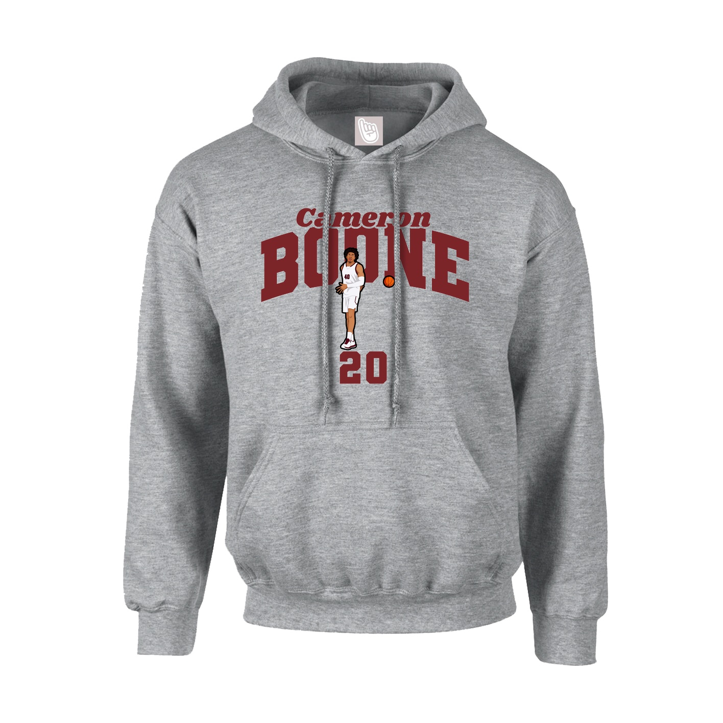 Hoodie — Signature Arch in Grey