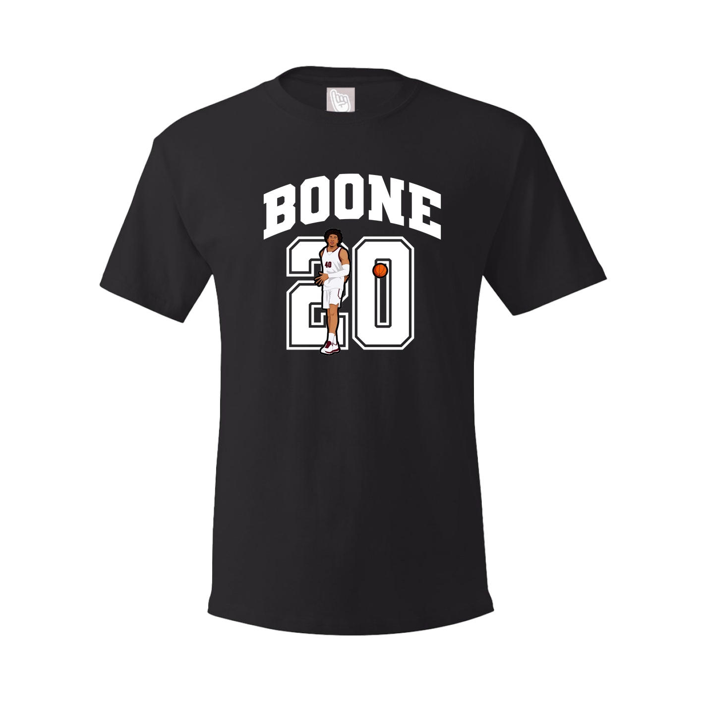 Youth Tee — Number in Black