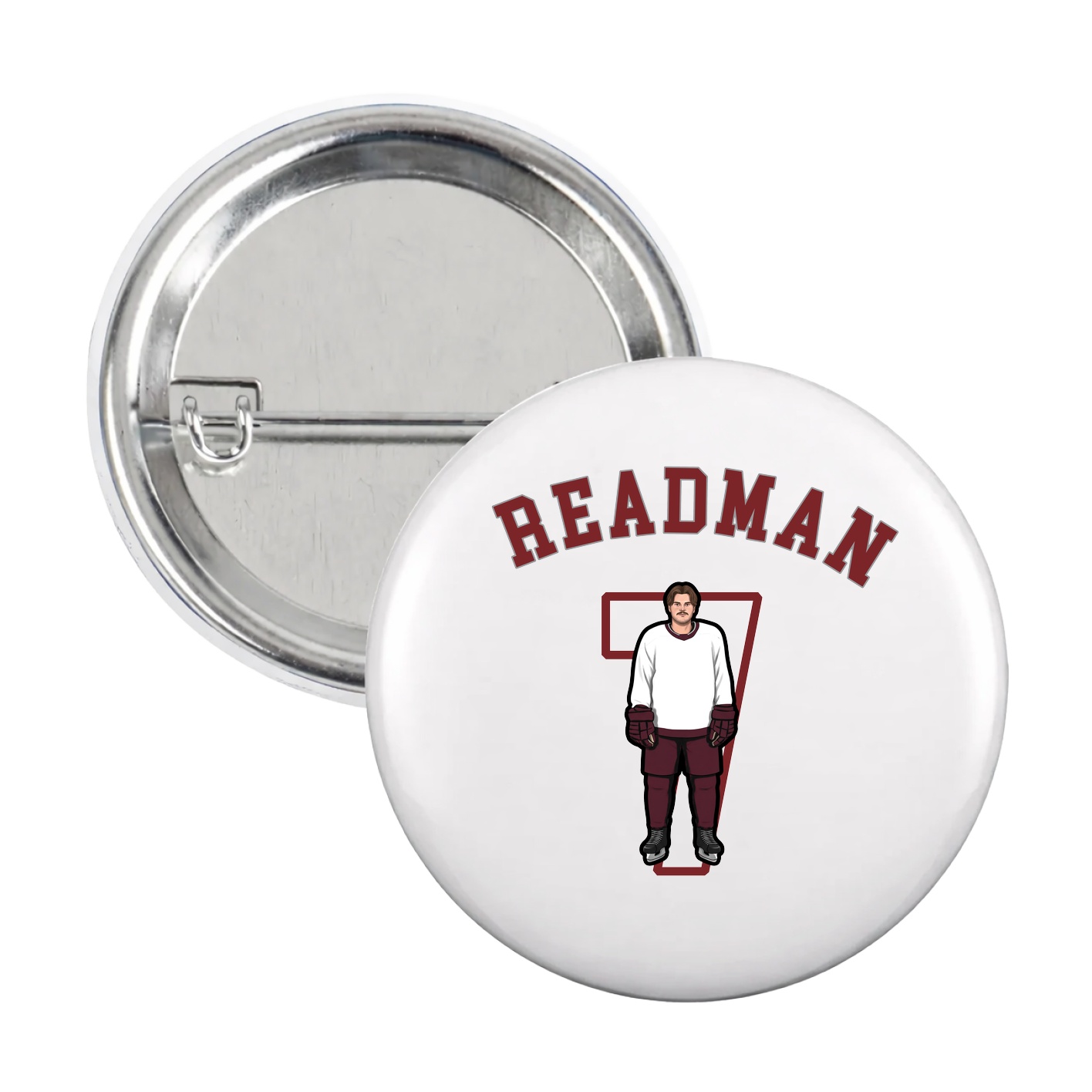 Game Day Button — Shirsey Arch in White