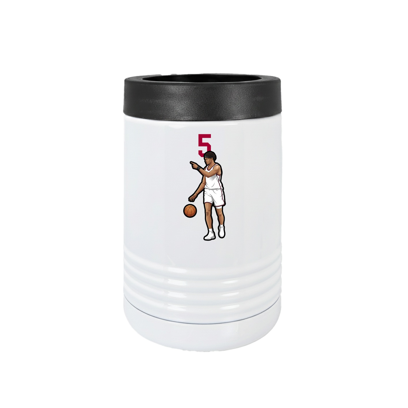 Beverage Holder — Number Top in White