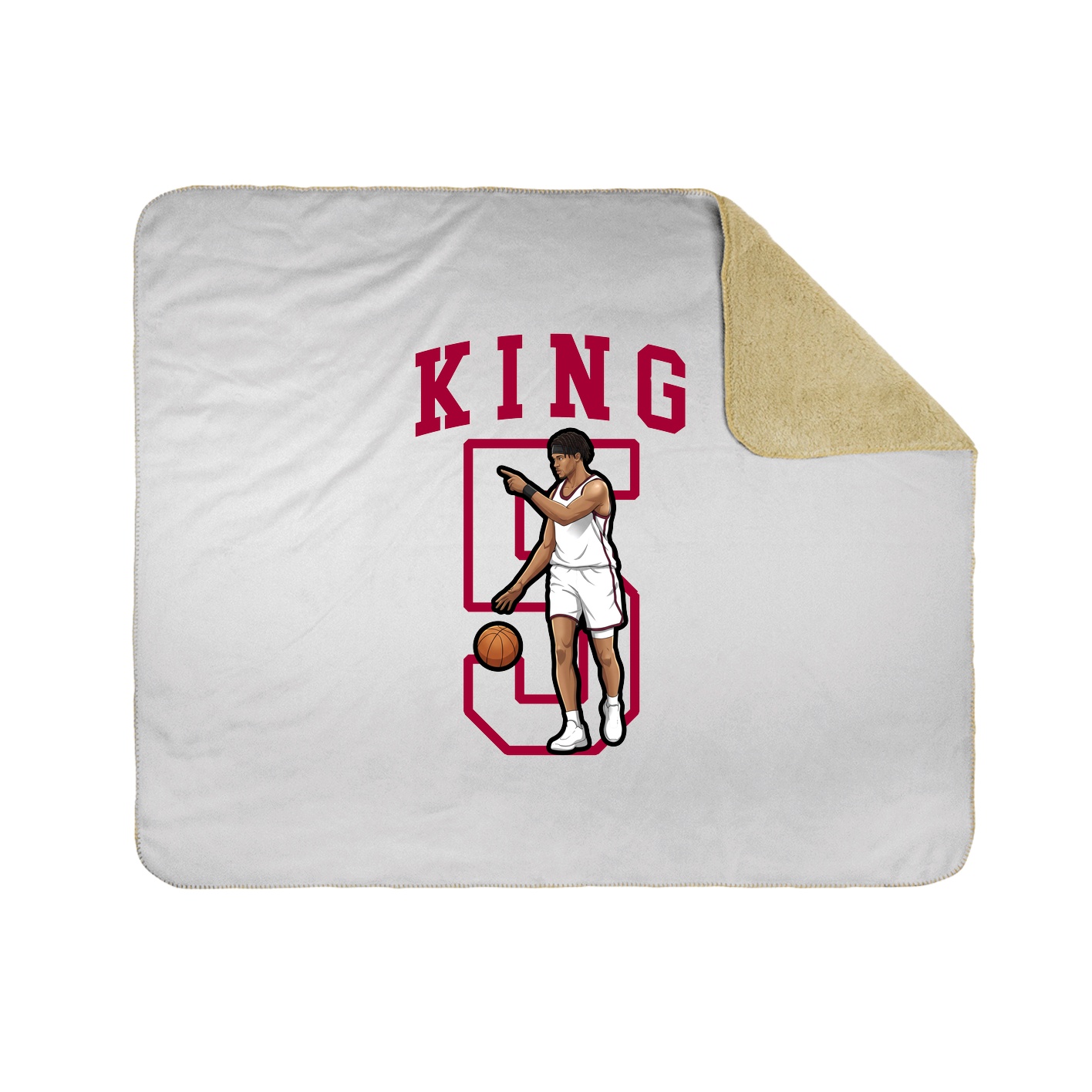50x60 Sherpa Lined Throw Blanket