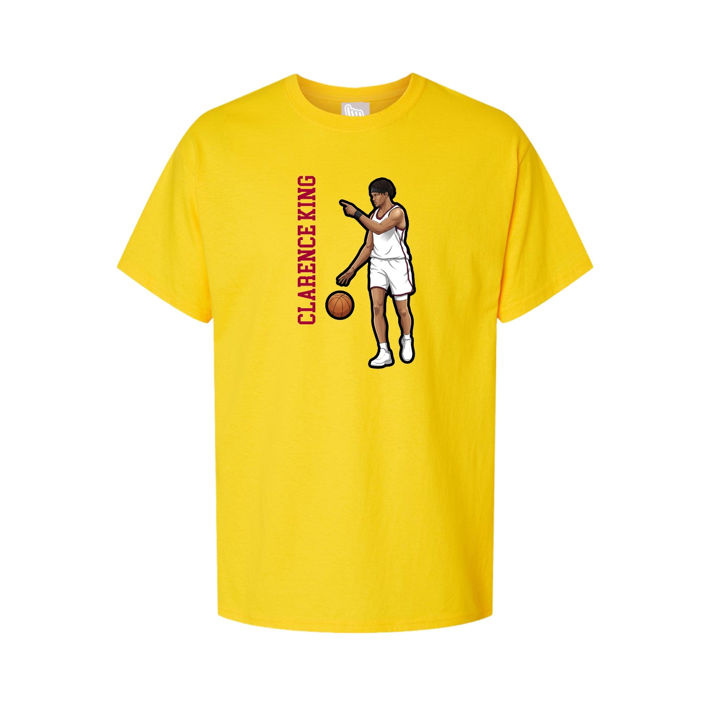 Tee — Name Vertical in Gold