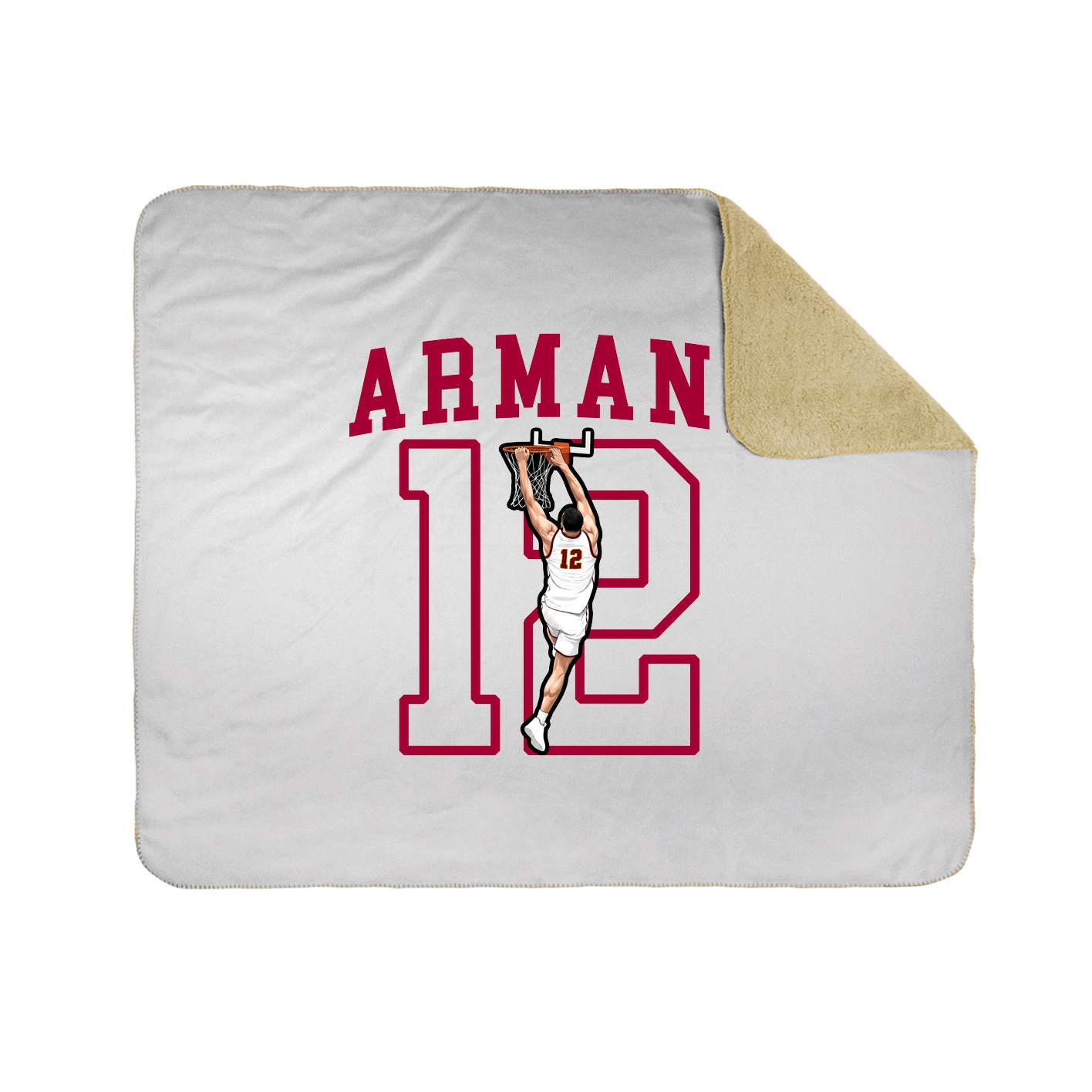 Throw Blanket — Shirsey in White