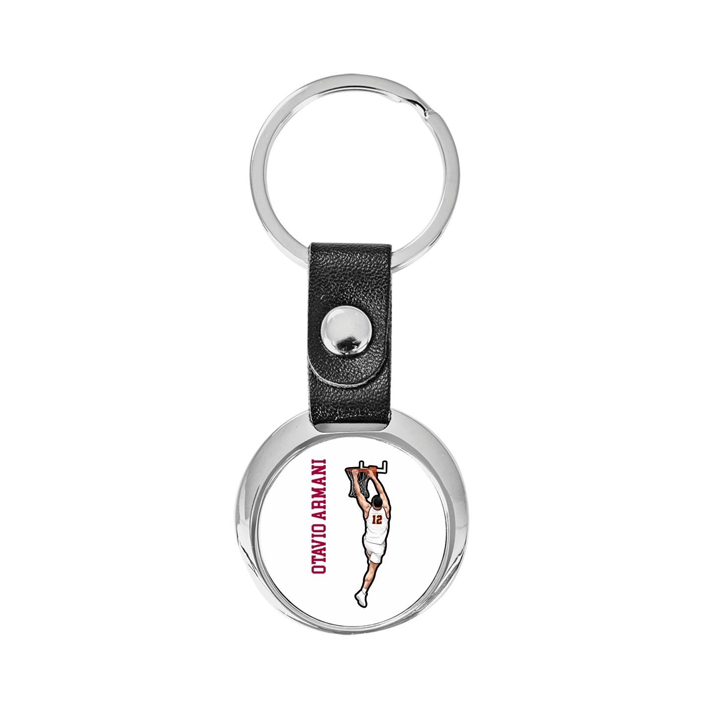 Key Chain — Name Vertical in Classic