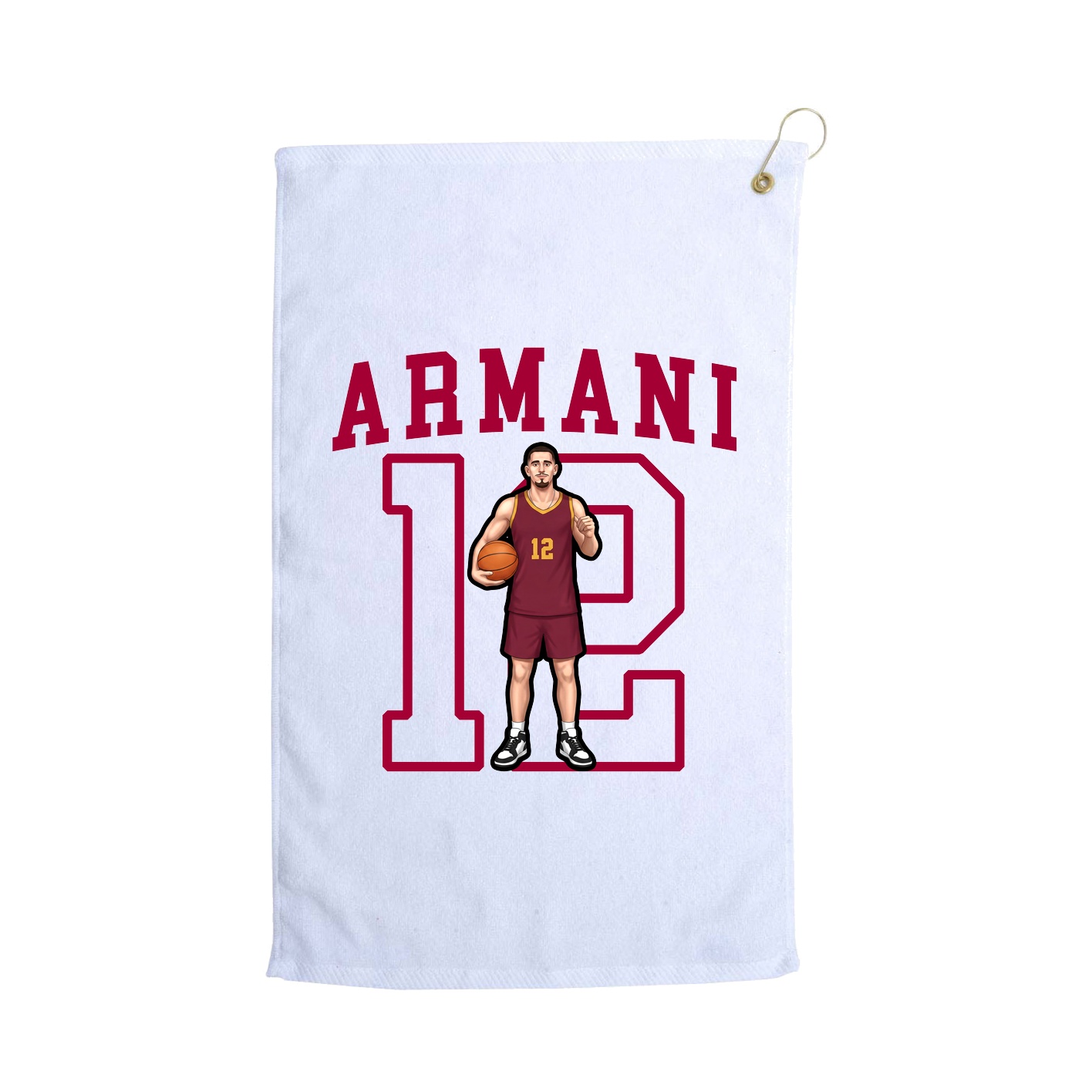 Golf Towel — Shirsey in White