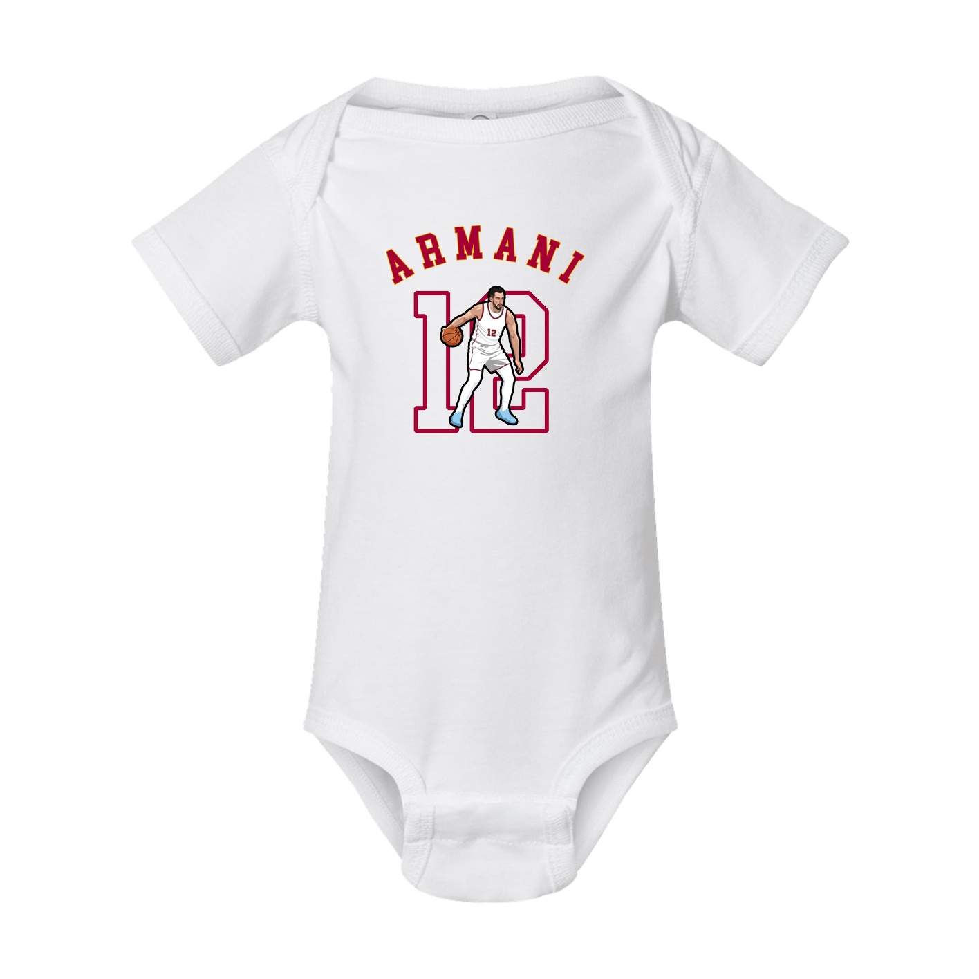 Baby Onesie — Shirsey Arch in White